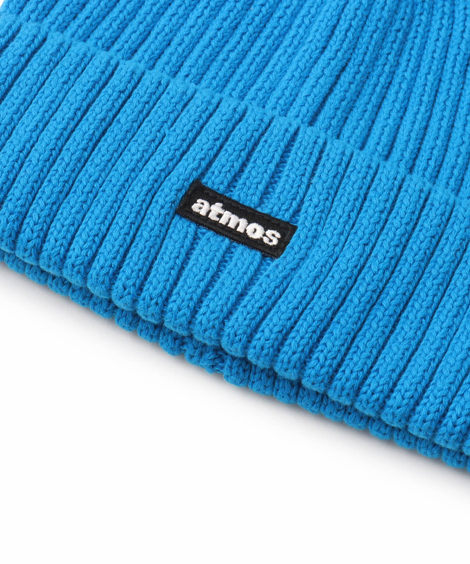 atmos Cotton Knit Cap BLUEの画像