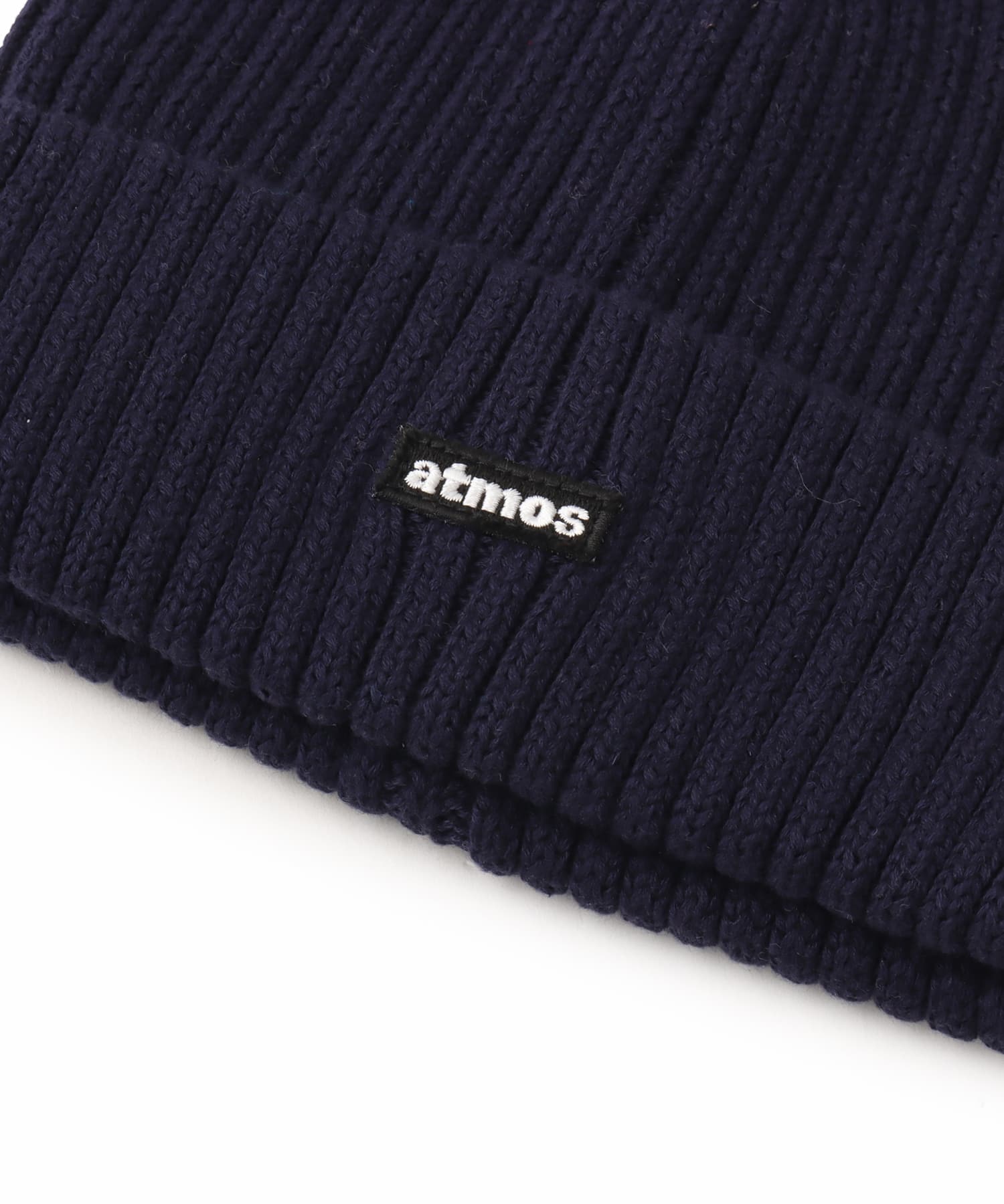 atmos Cotton Knit Cap NAVYの画像