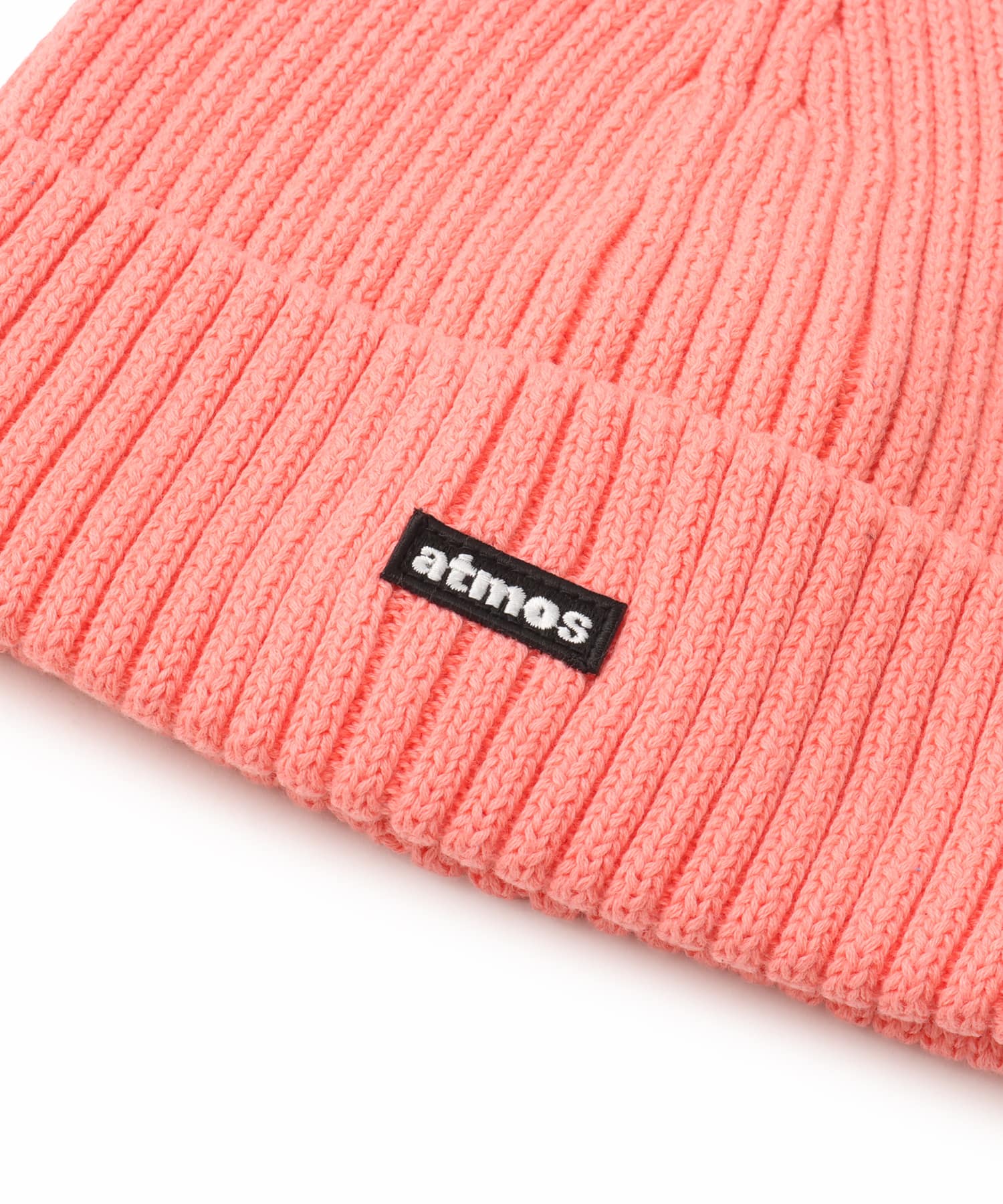 atmos Cotton Knit Cap PINKの画像
