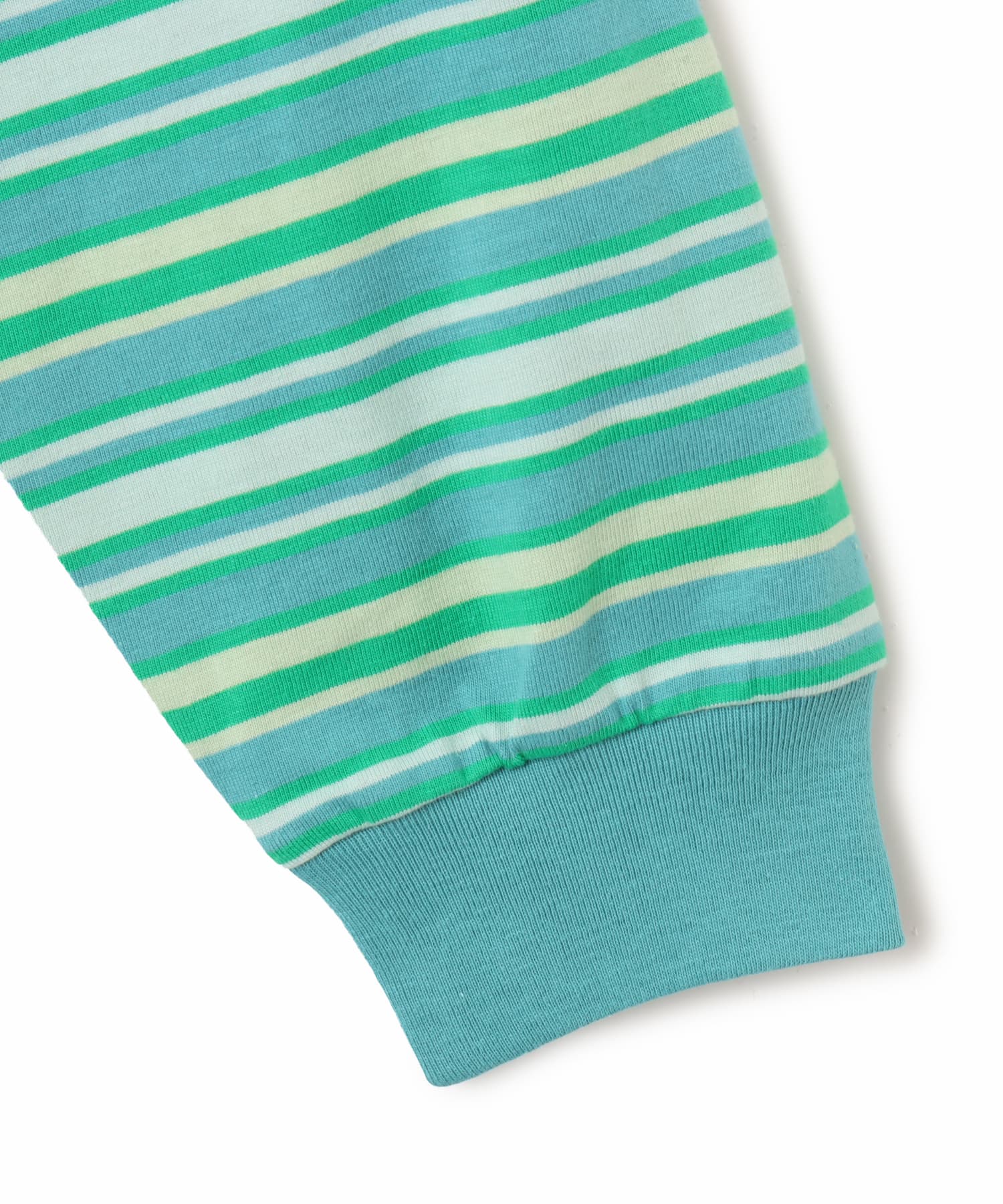 atmos Retro Colorway Border LS T-shirt GREENの画像