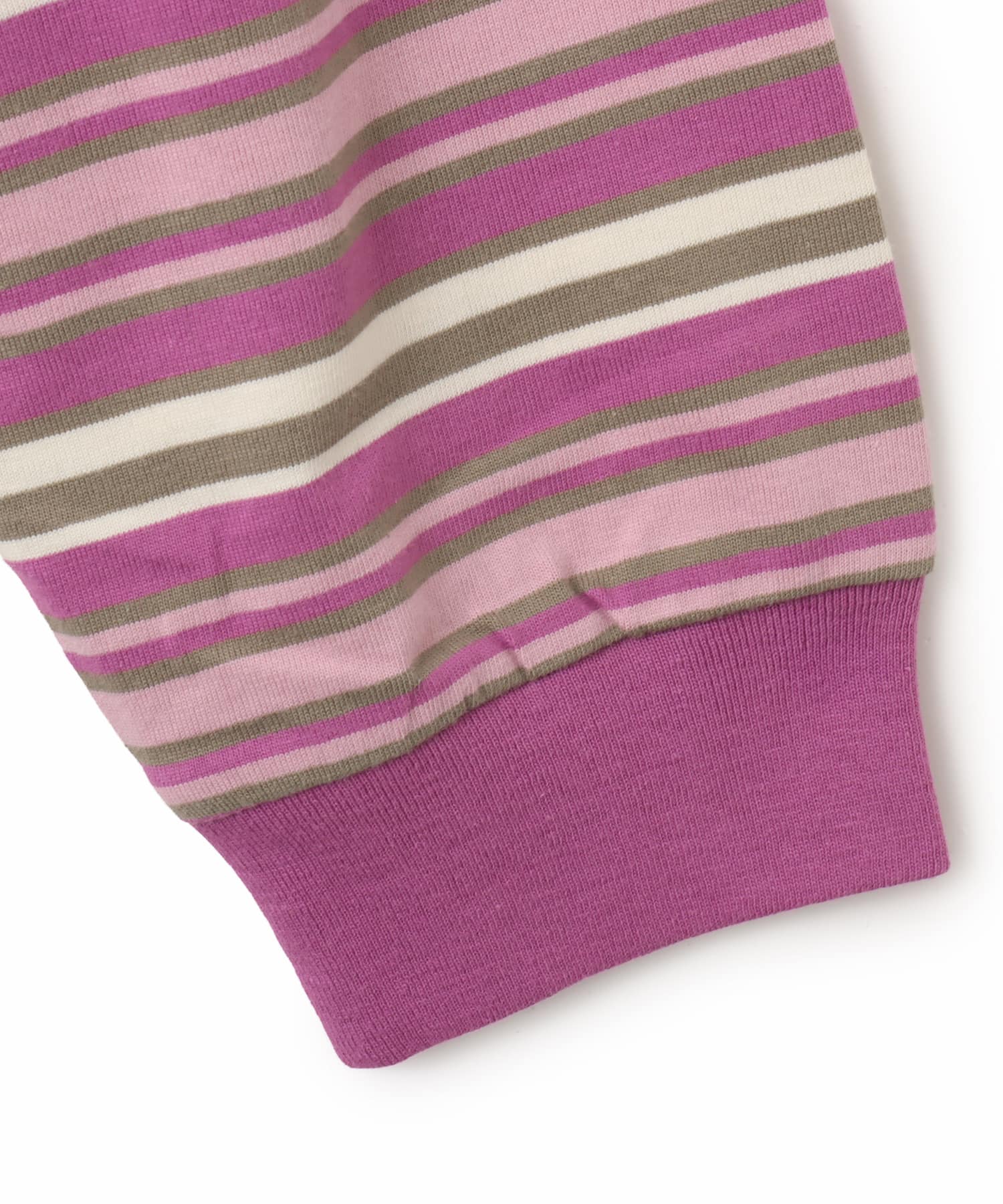 atmos Retro Colorway Border LS T-shirt PINKの画像