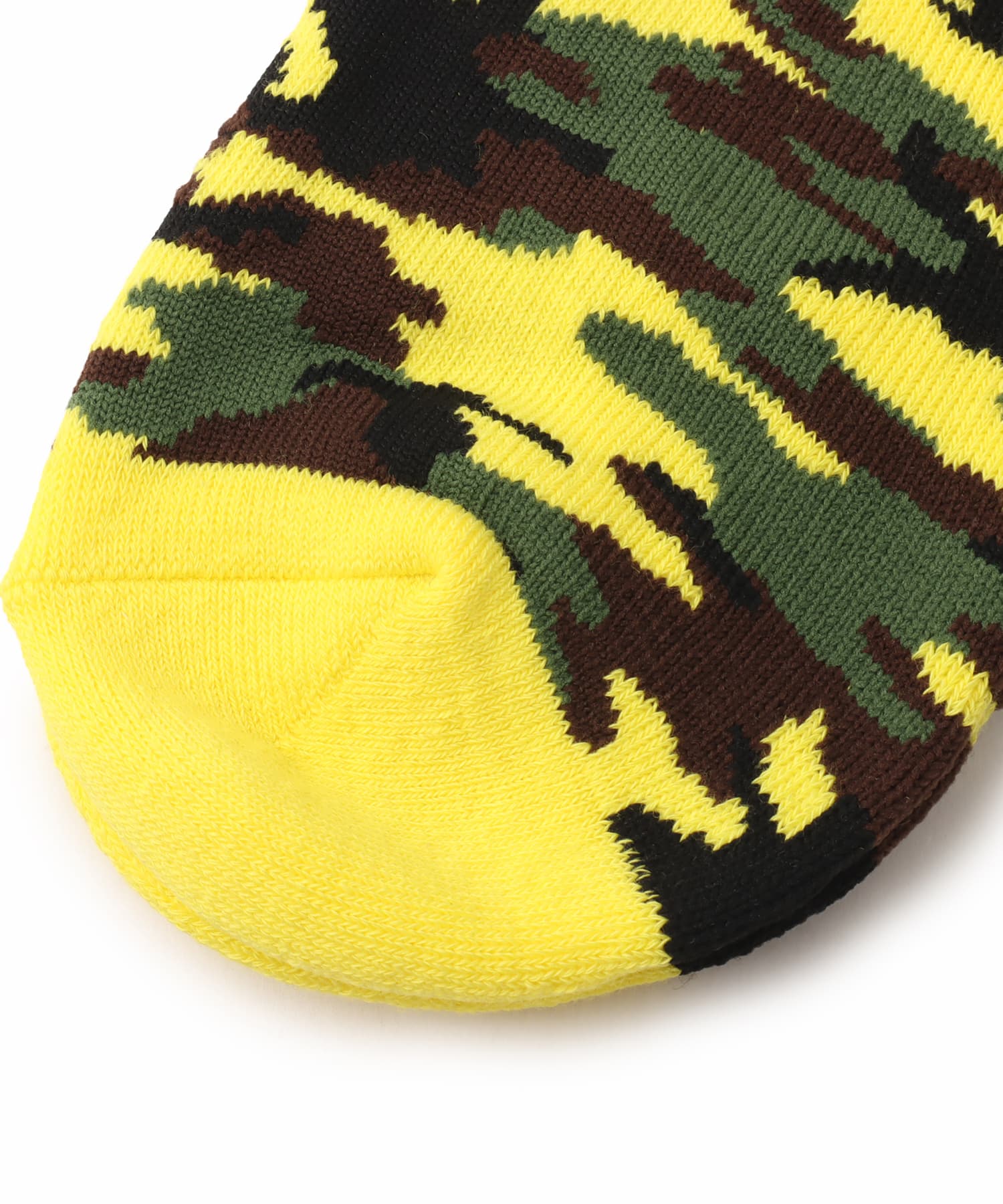 atmos Jacquard Camo Socks YELLOWCAMOUFLAGEの画像