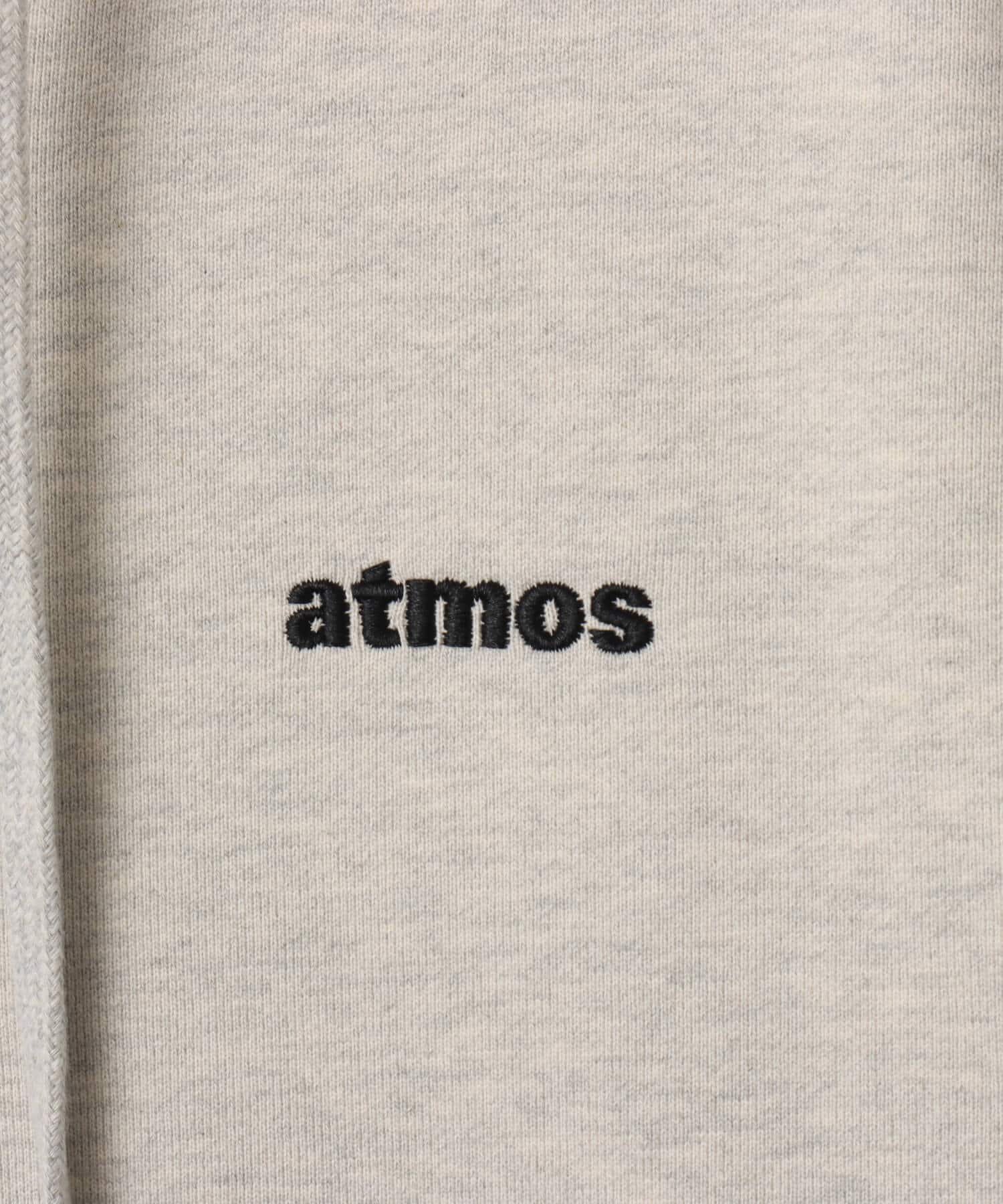 atmos Sakura Motif Zip-up Hooded Sweatshirt GRAYの画像