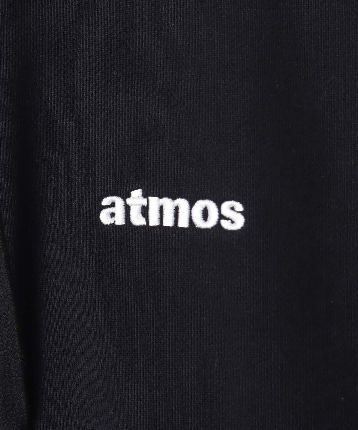 atmos Sakura Motif Zip-up Hooded Sweatshirt NAVYの画像