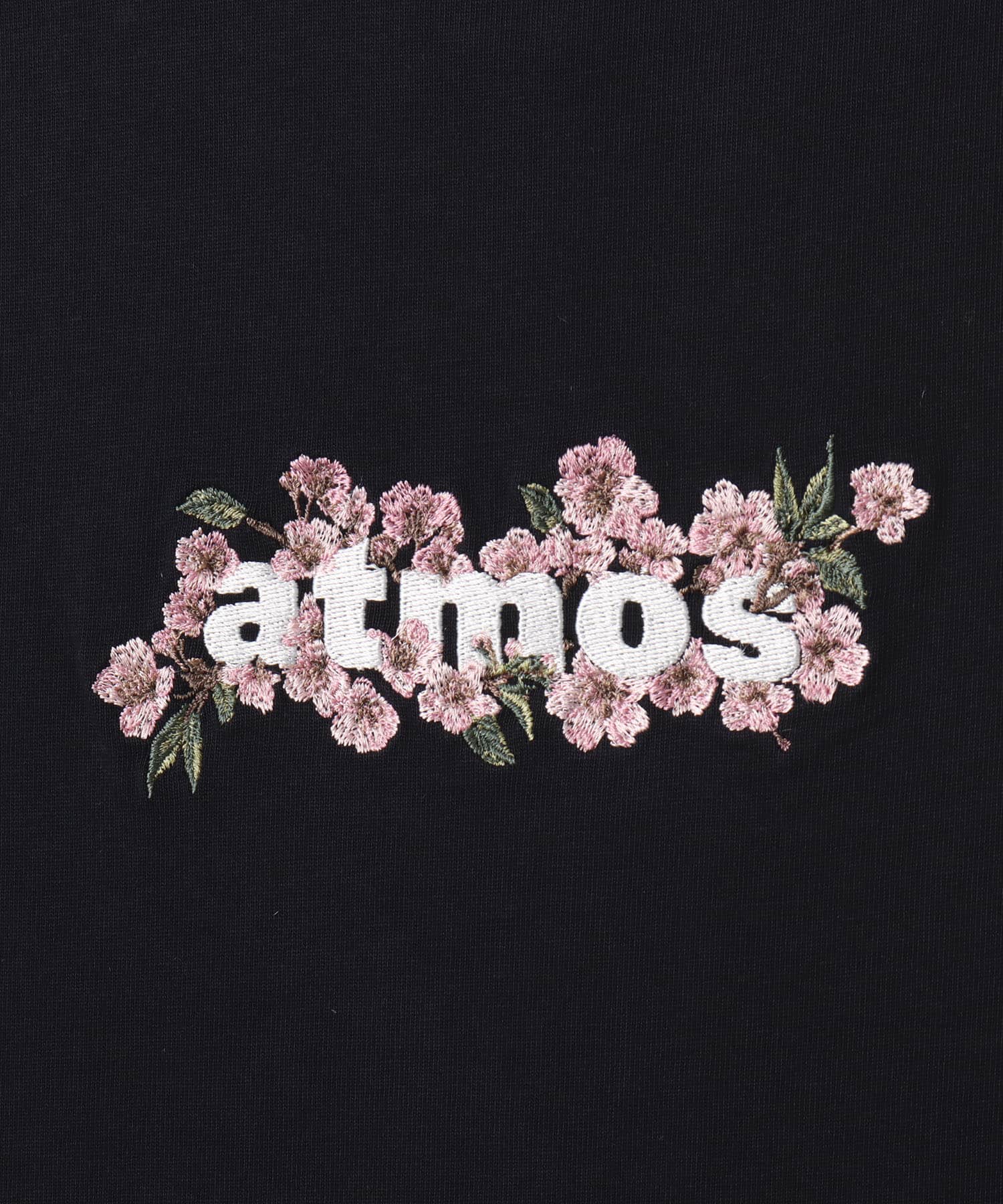 atmos Sakura Motif T-shirt NAVYの画像