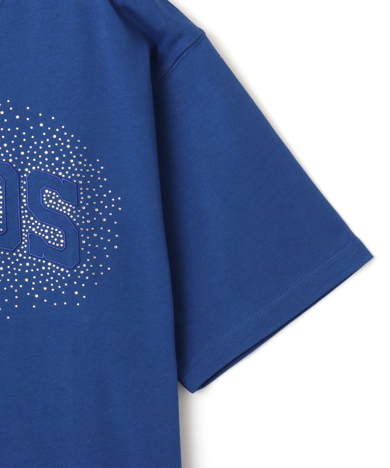atmos Sequins Logo T-shirt BLUEの画像