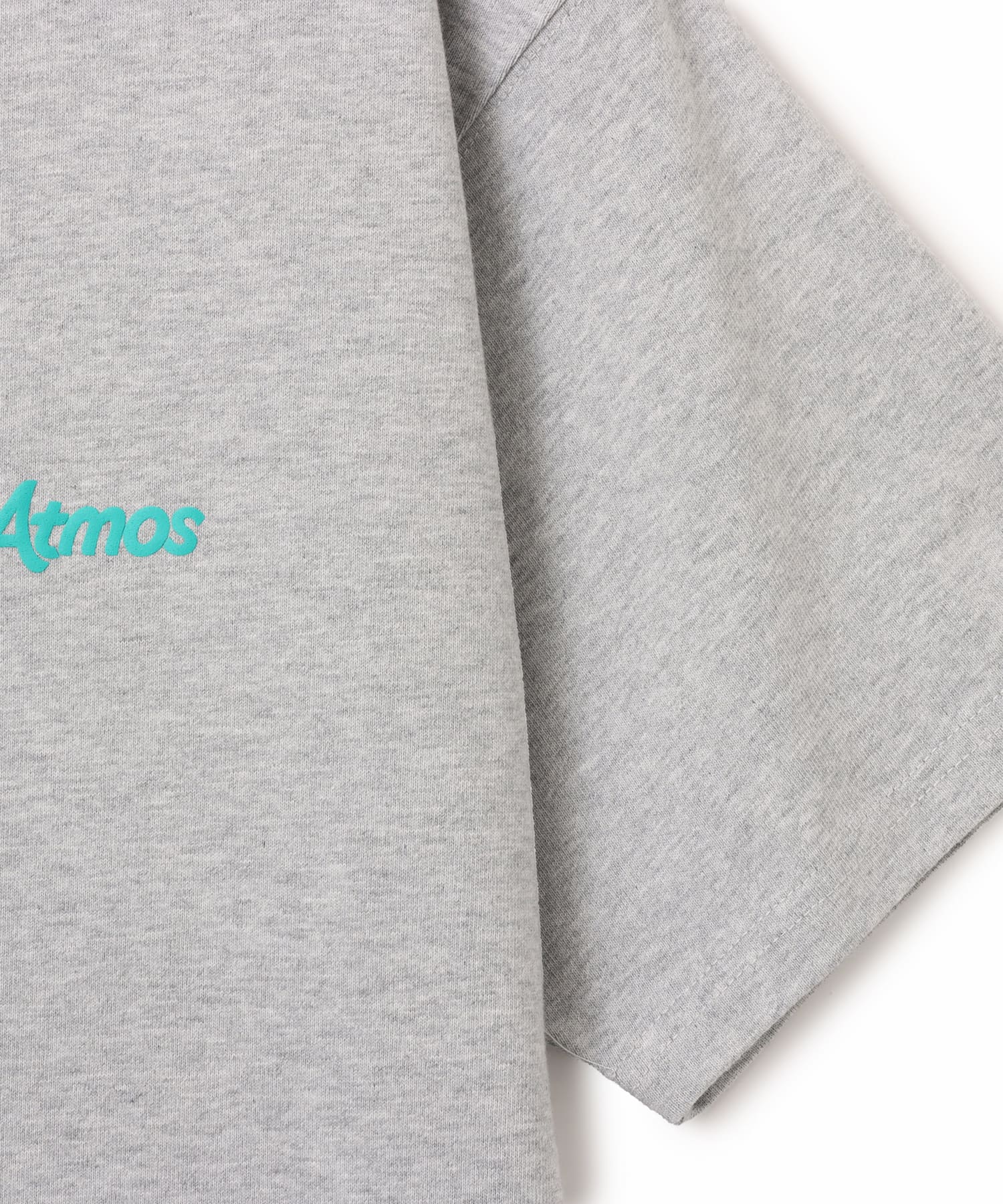 atmos Puff Logo Print T-shirt GRAYの画像