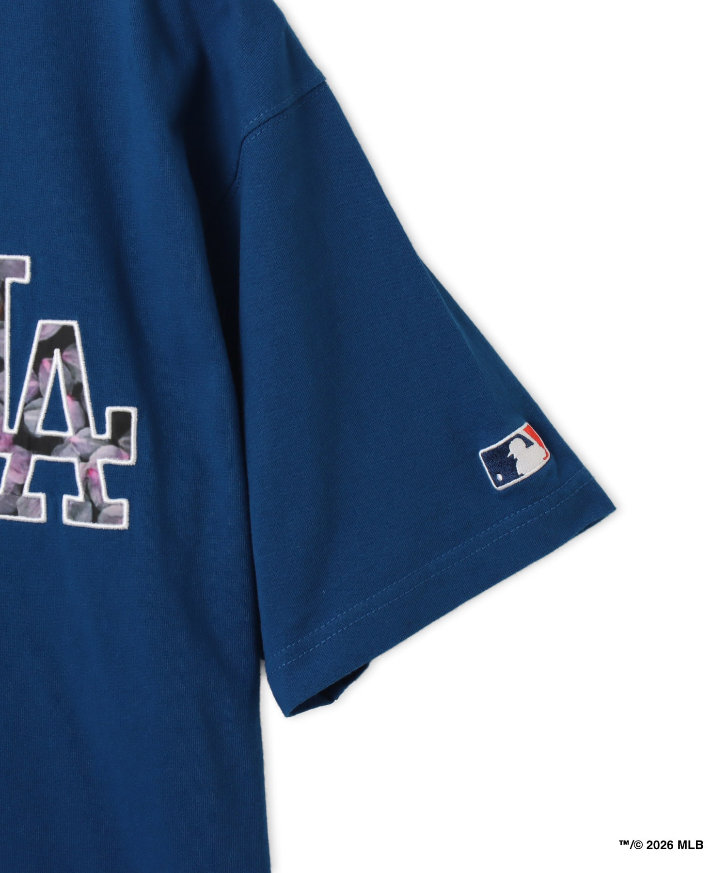 atmos x MLB Patch Logo T-shirt 【SAKURA】 BLUEの画像