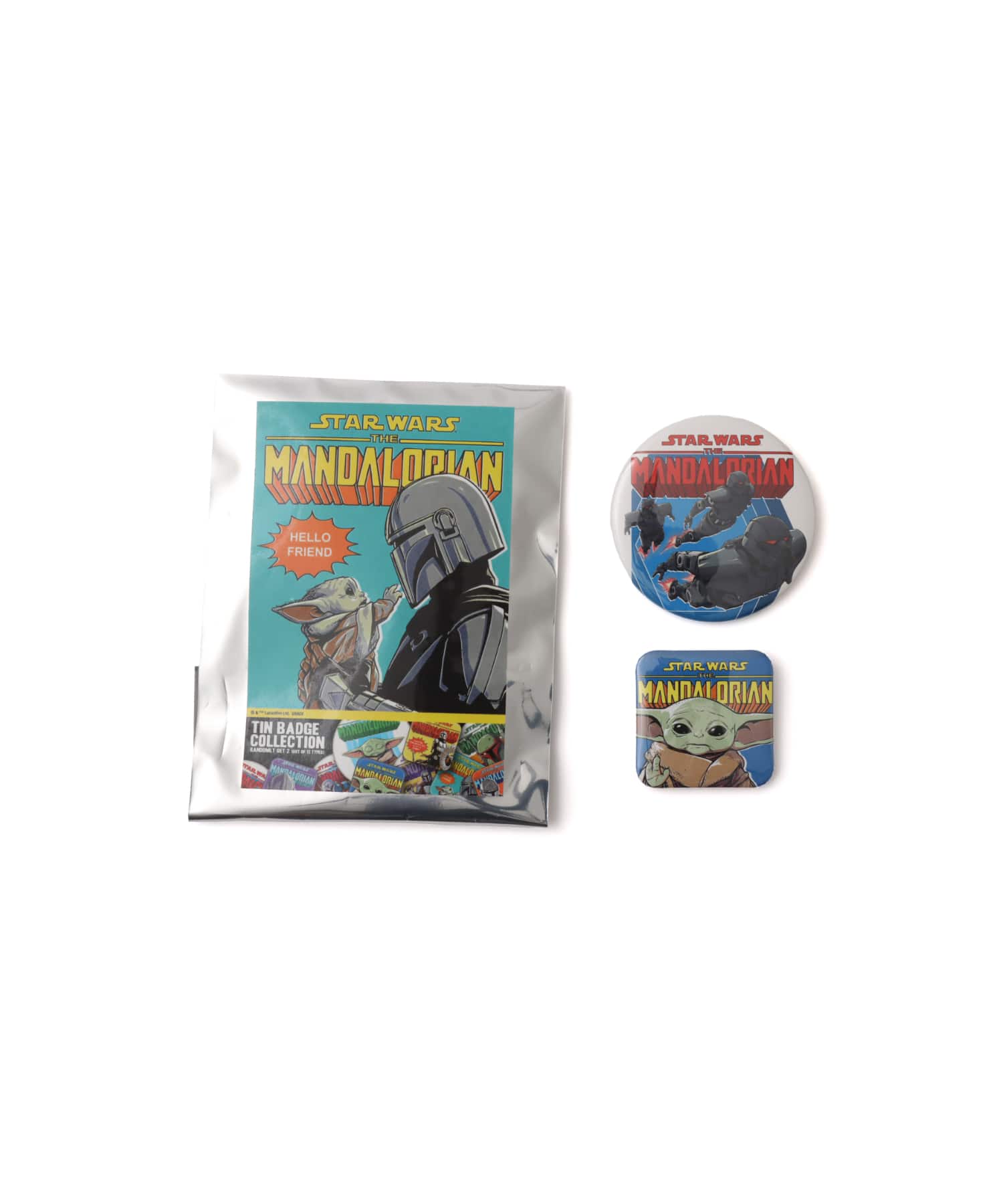 atmos x MANDALORIAN Tin Badge Blind Package MULTIの画像