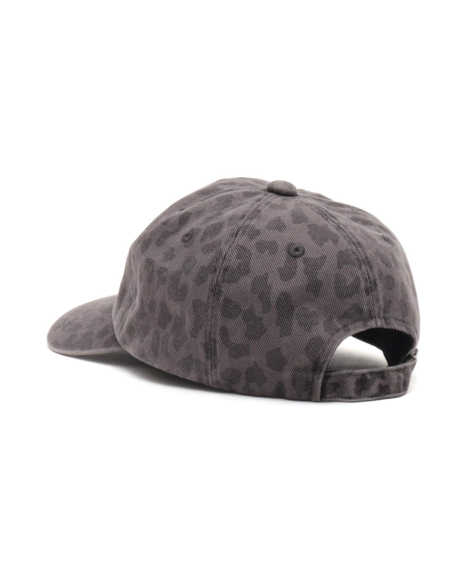 atmos Leopard Pattern Cap LIGHT BLACKの画像