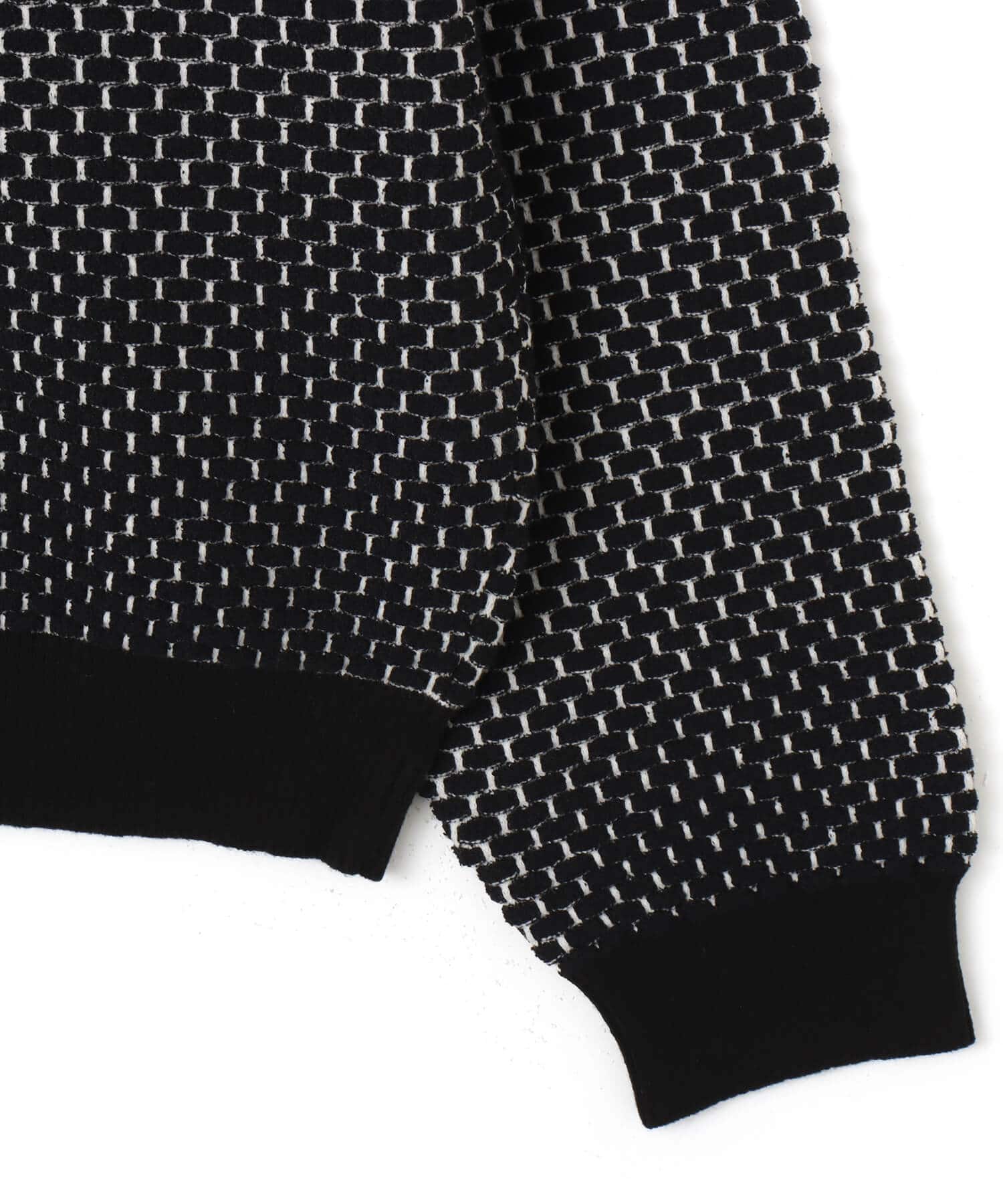 atmos Links Jacquard Polo Shirt BLACKの画像