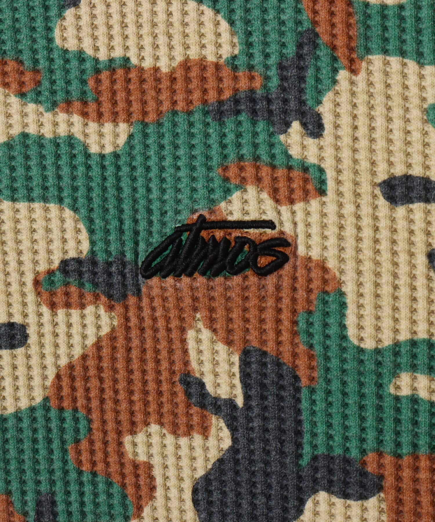 atmos Waffle LS T-shirt CAMOUFLAGEの画像