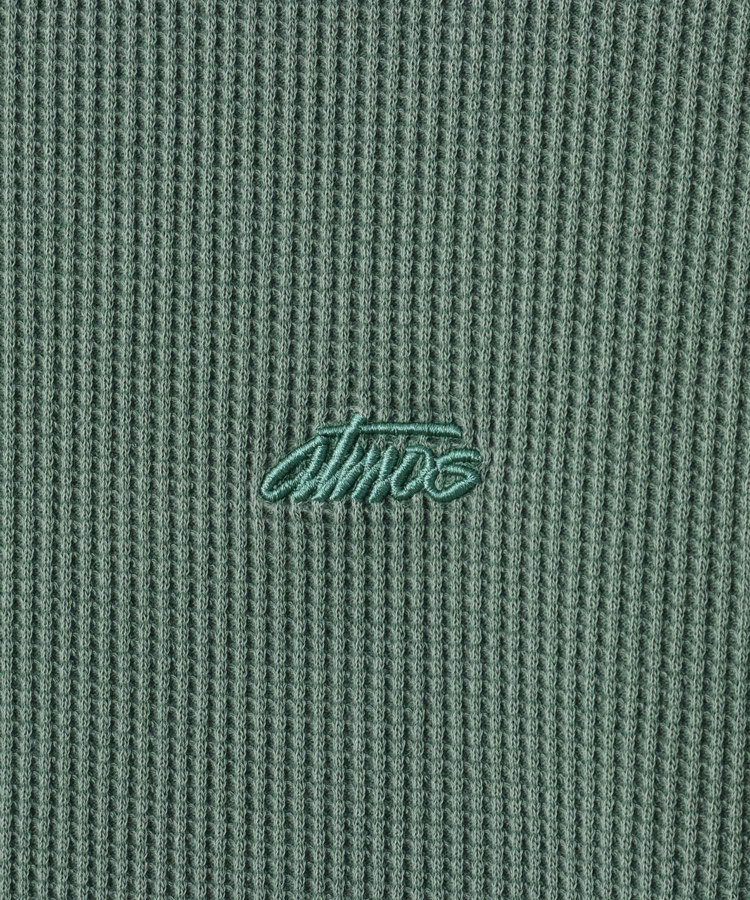 atmos Waffle LS T-shirt LIGHT GREENの画像