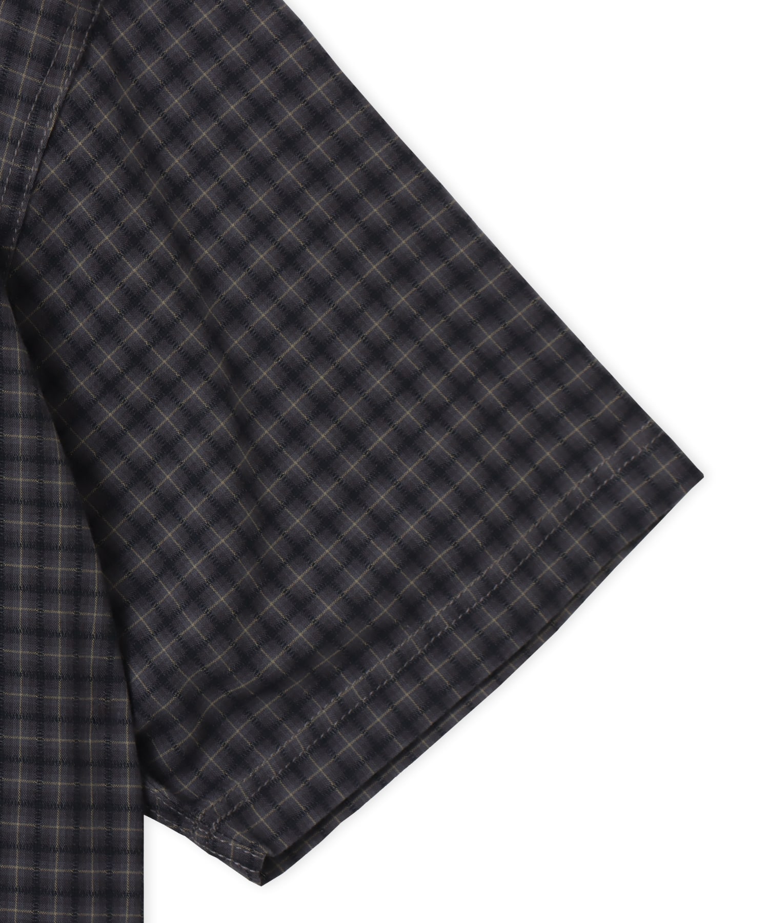 atmos Cotton Dobby Check Shirt BLACKの画像
