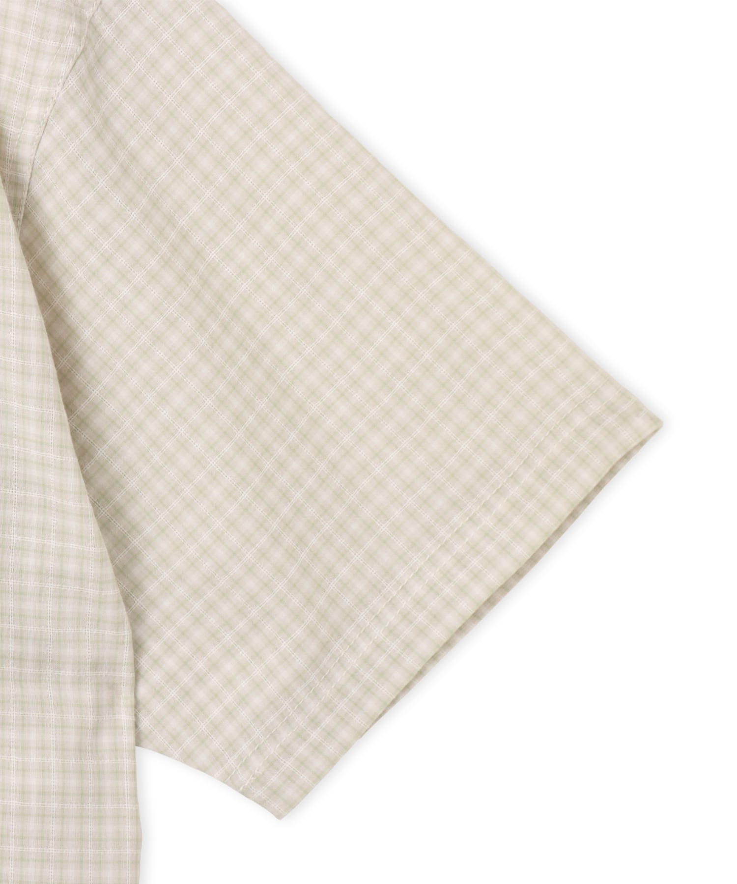 atmos Cotton Dobby Check Shirt WHITEの画像