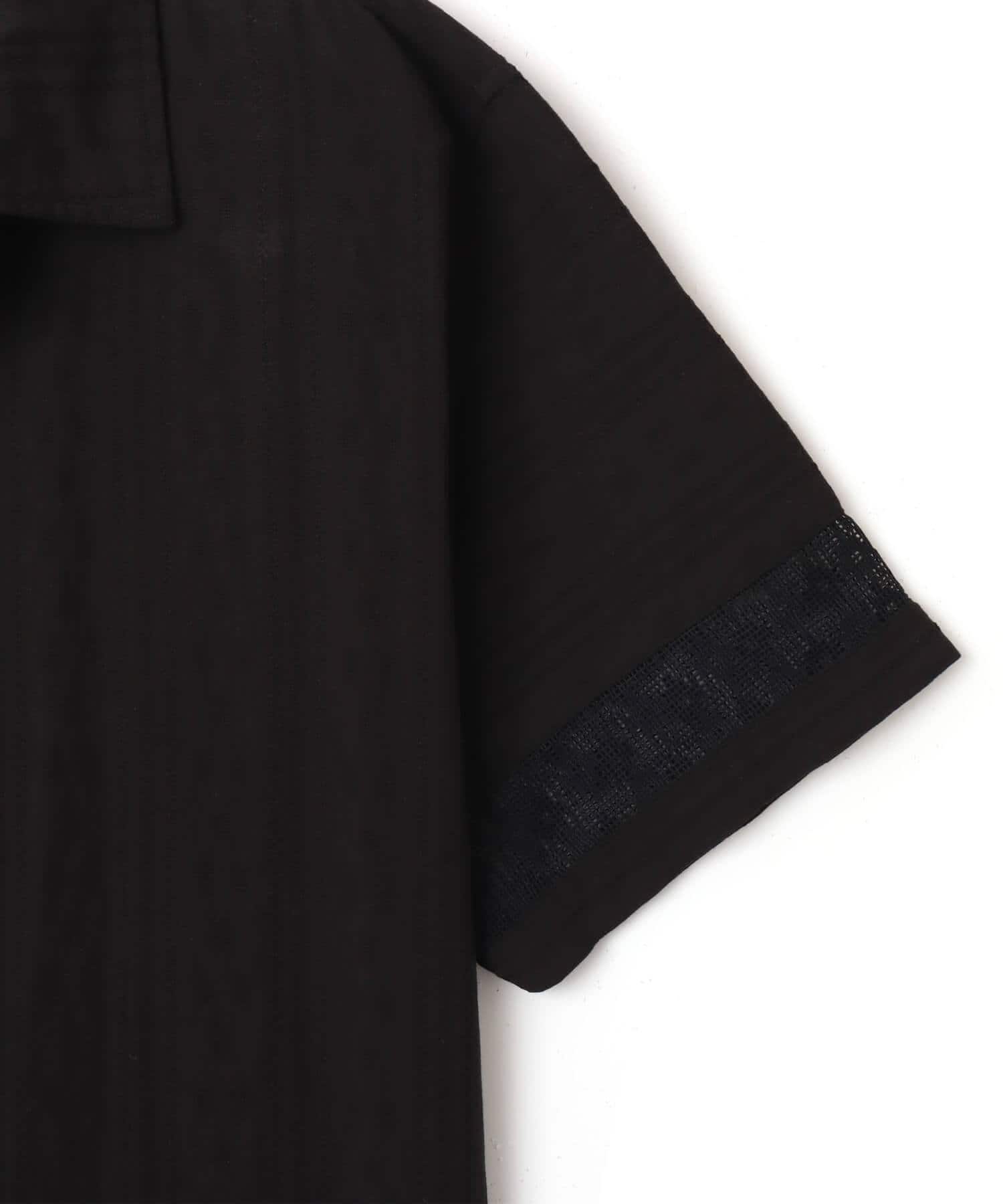 atmos Open Collar SS Shirt BLACKの画像