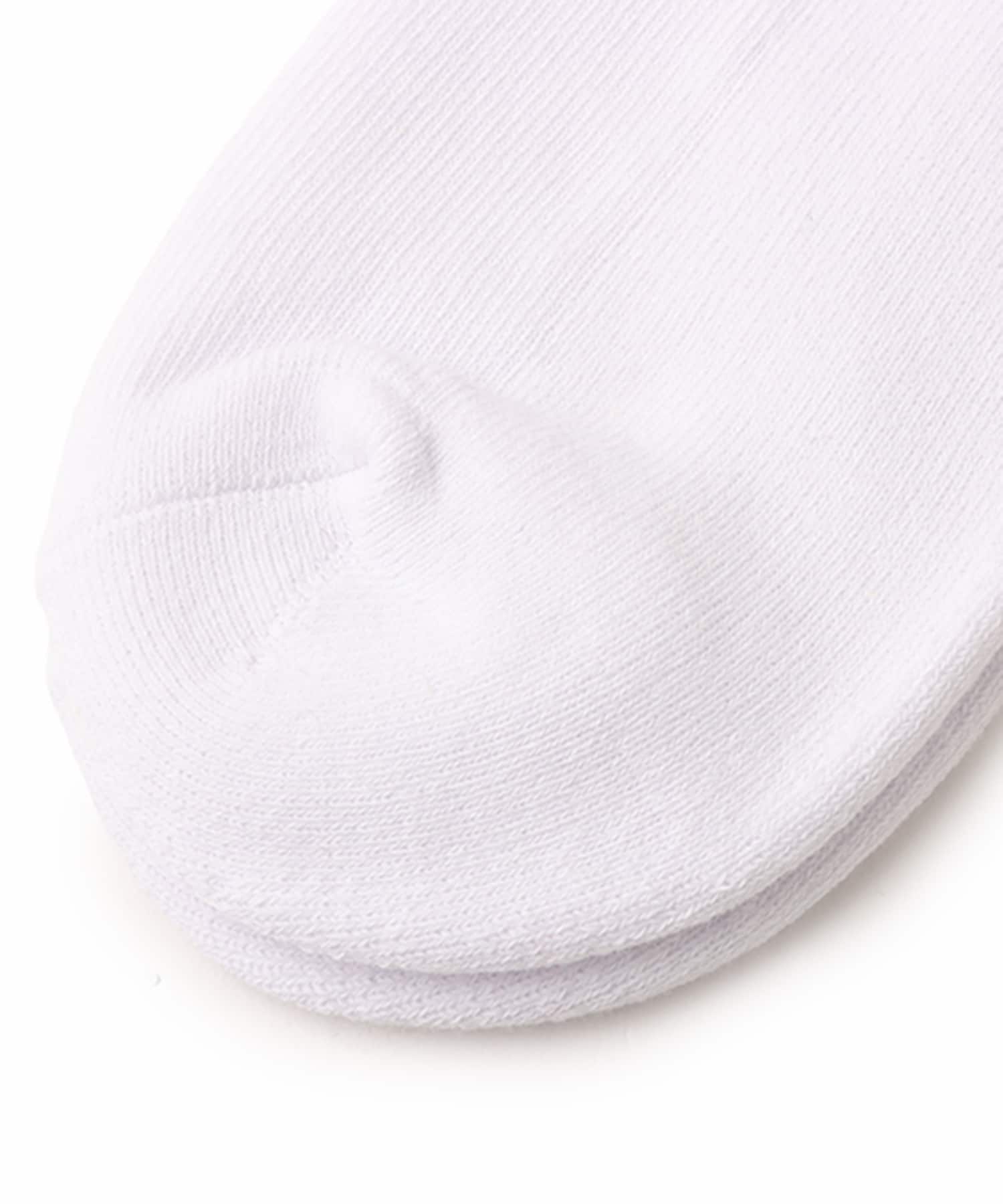 atmos College Logo Line Socks WHITEの画像