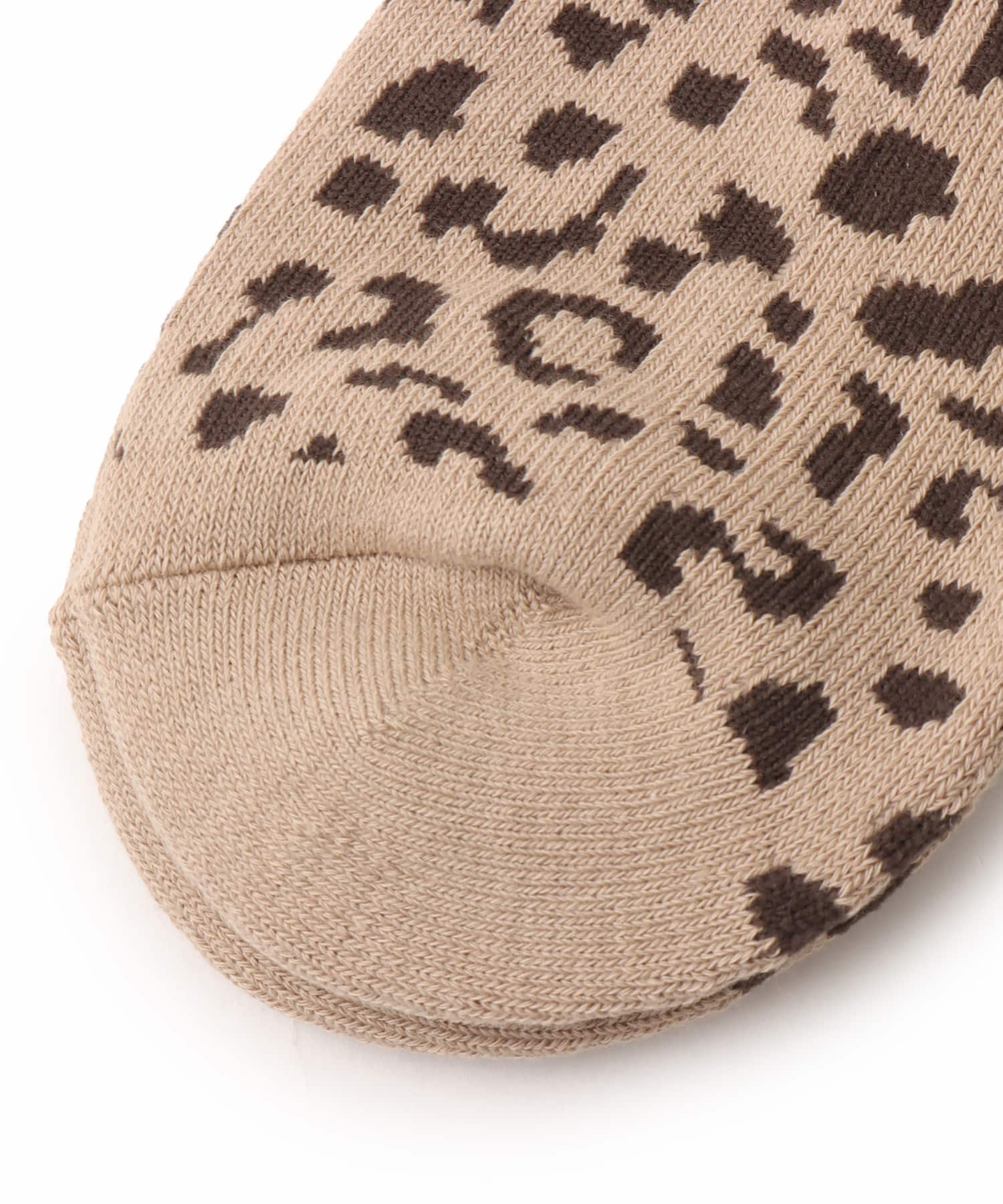 atmos Leopard Pattern Socks KHAKIの画像