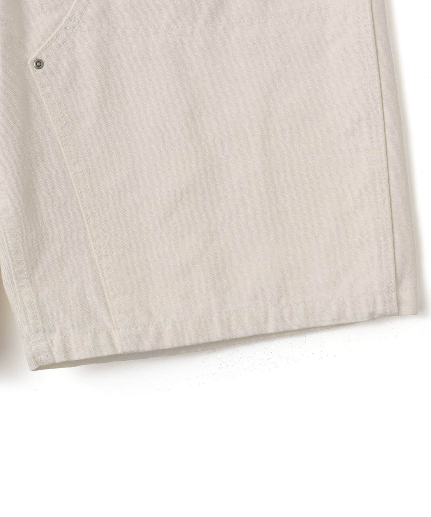 atmos Double-Knee Denim Shorts WHITEの画像