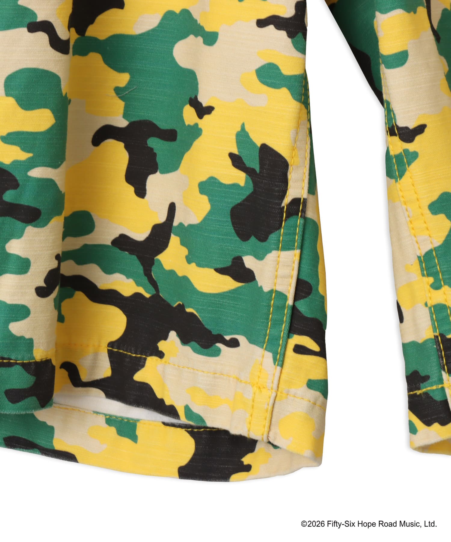 atmos x BOB MARLEY Camo Short Pants JAMAICAN COLORの画像