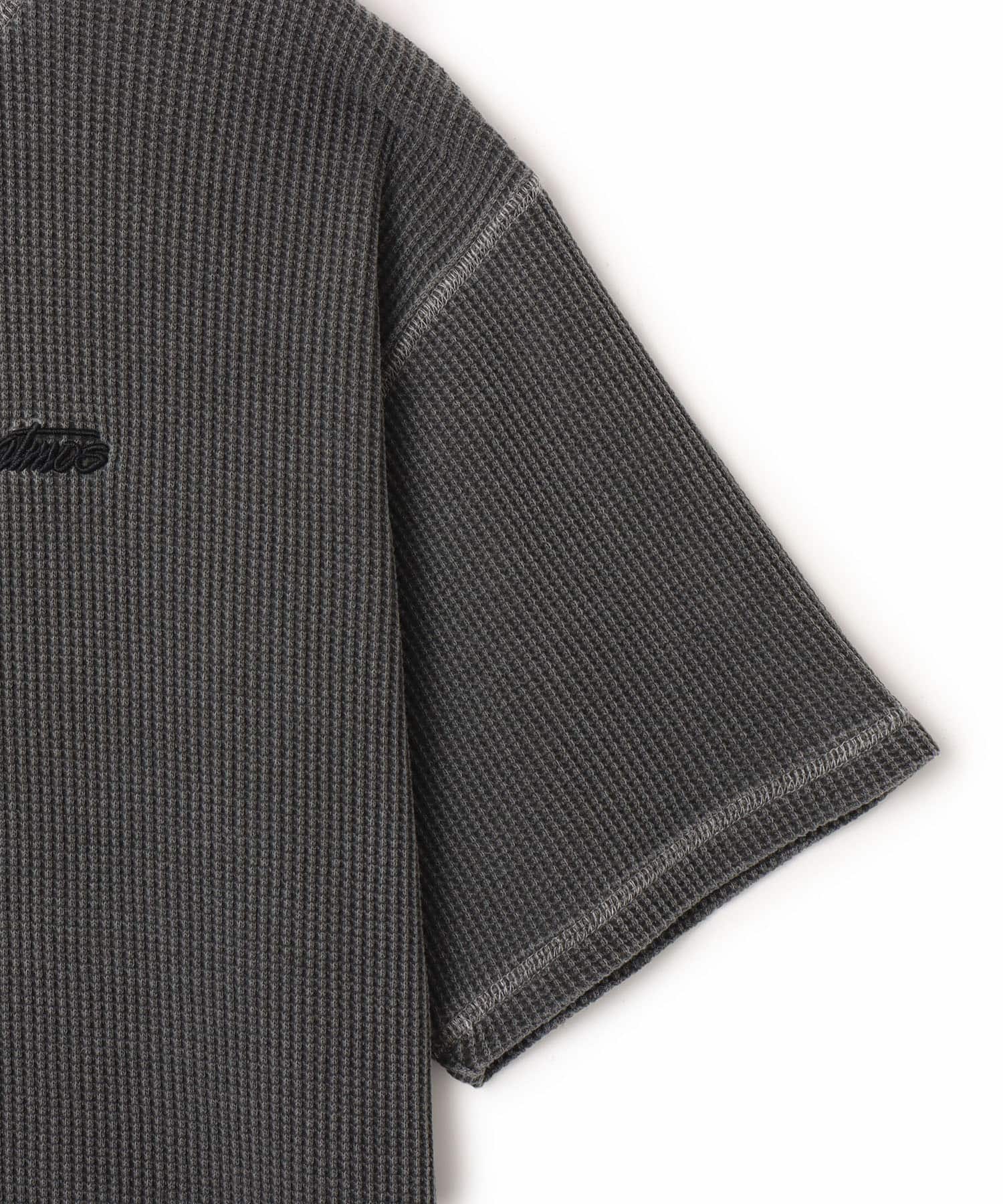 atmos Waffle SS T-shirt LIGHT BLACKの画像