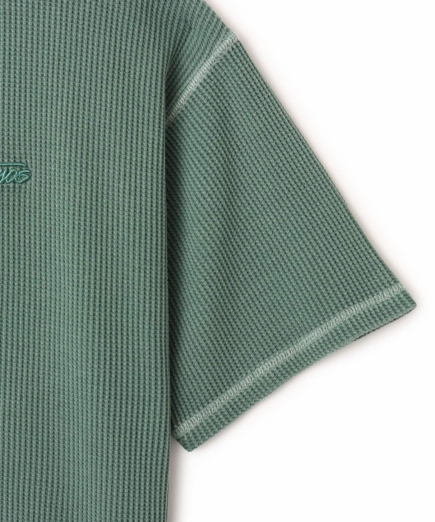 atmos Waffle SS T-shirt LIGHT GREENの画像