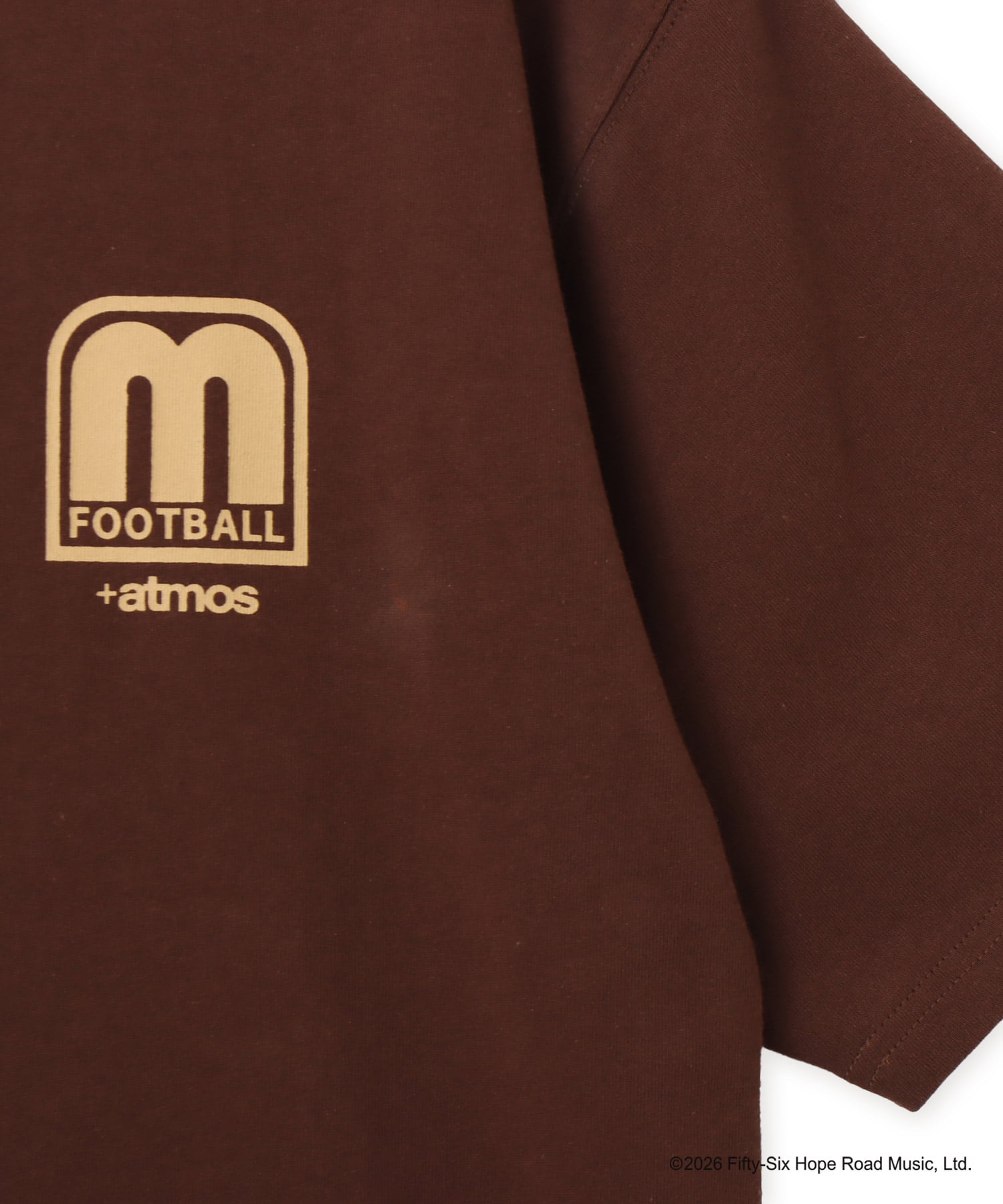 atmos x BOB MARLEY Exodus T-shirt BROWNの画像