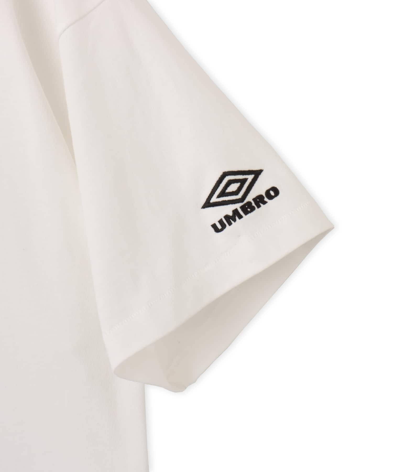 UMBRO x atmos pink Women's Big Silhouette T-shirt WHITEの画像