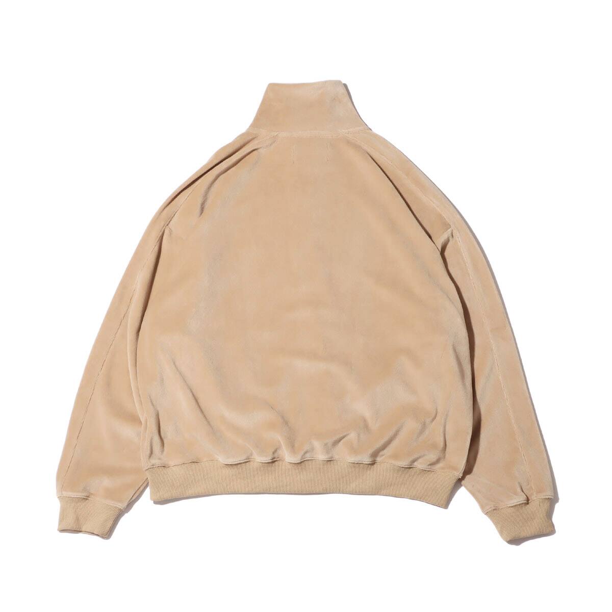 atmos VELOUR TRUCK JACKET BEIGE 21FA-I