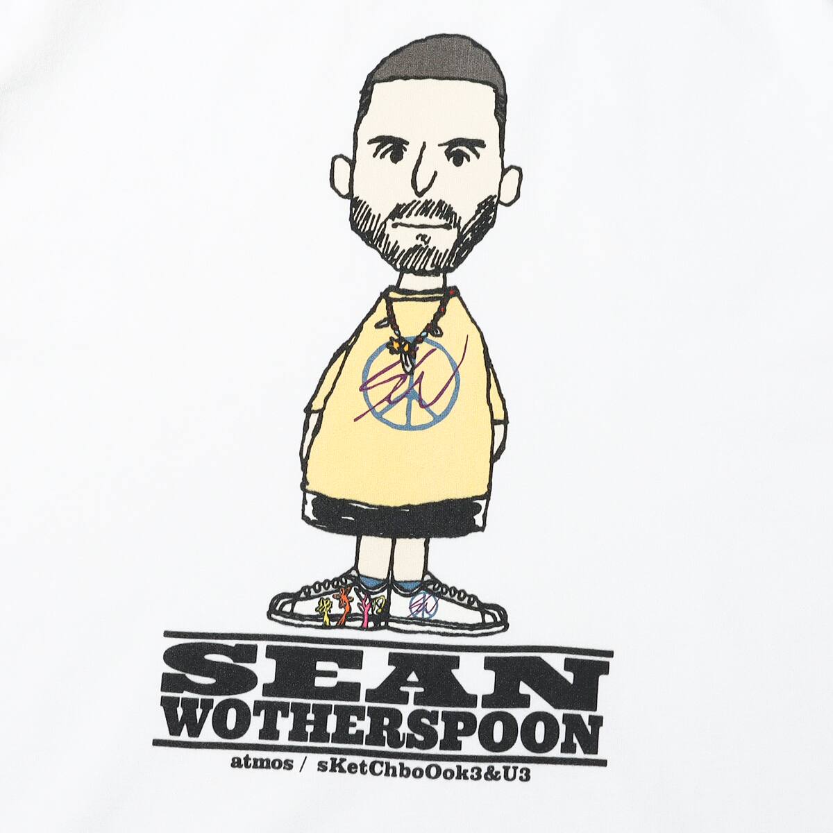 atmos x Sean wotherspoon Sean S/S Tee WHITE 22SU-S