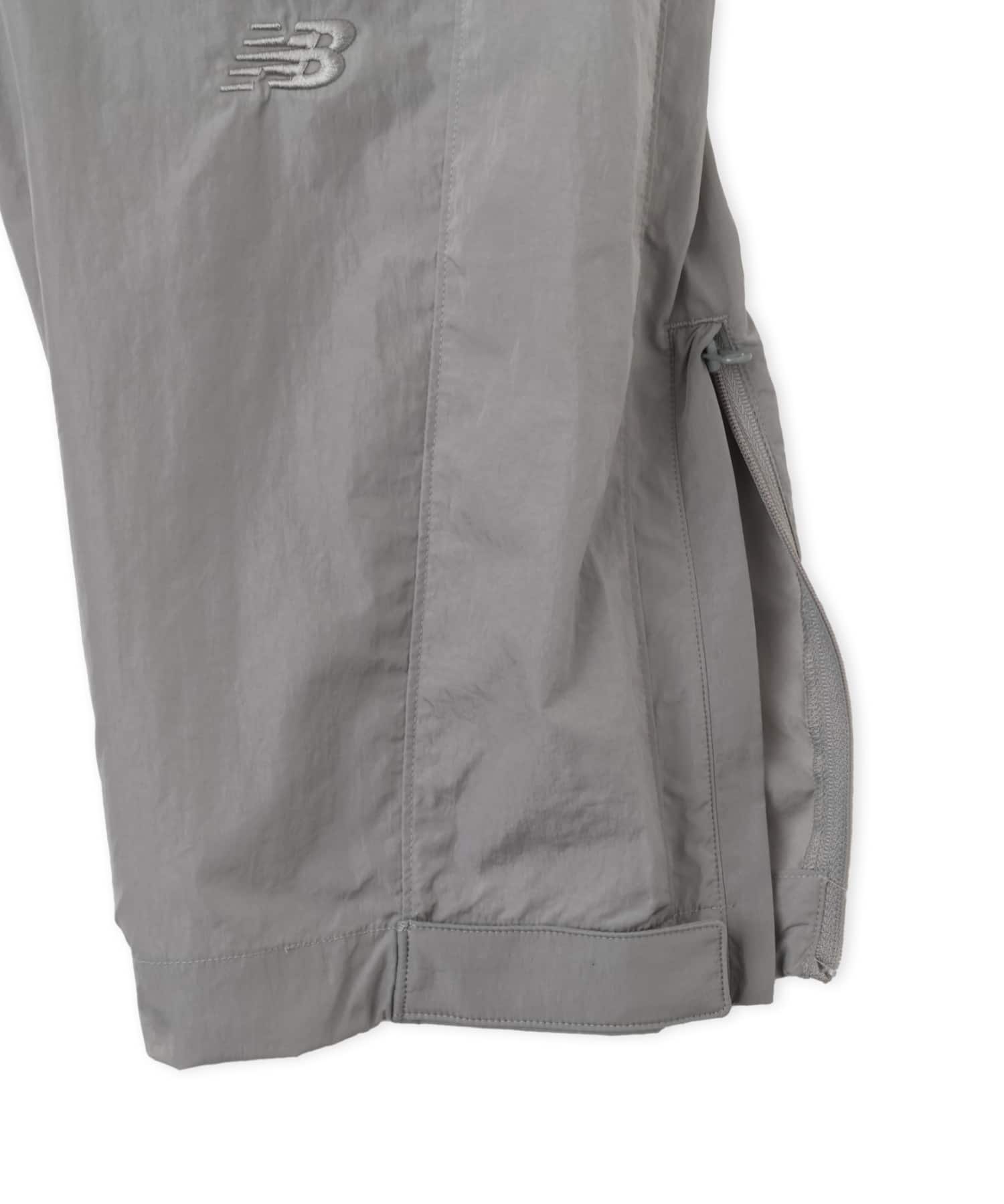 New Balance NB GREY NYLON WIDE TAPERED PANTS スレートグレーの画像