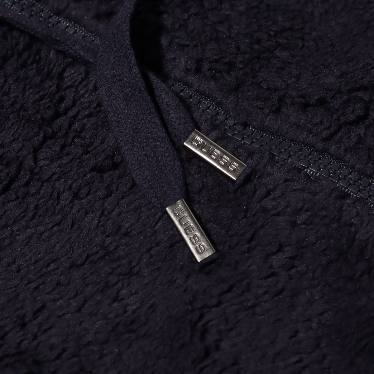 GUESS UNI HOODED ZIP-UP JACKET NAVY 20HO-Iの画像