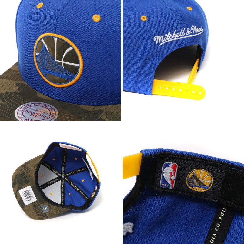 Mitchell&Ness CAMO INFILL SNAPBACK GOLDEN STATE WARRIORS 16SS-Iの画像