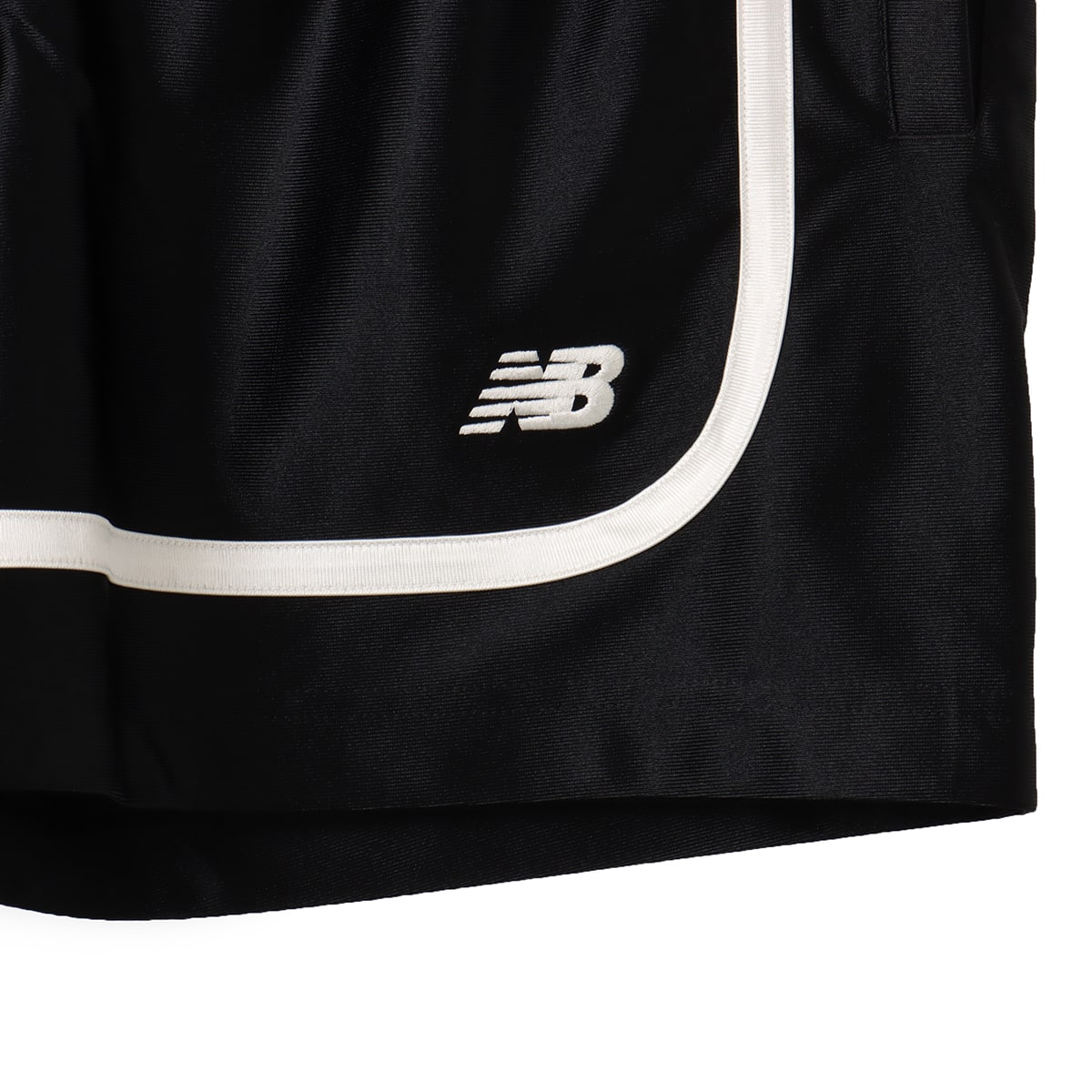 New Balance Hoops Knit Short Pants 5inch ブラックの画像