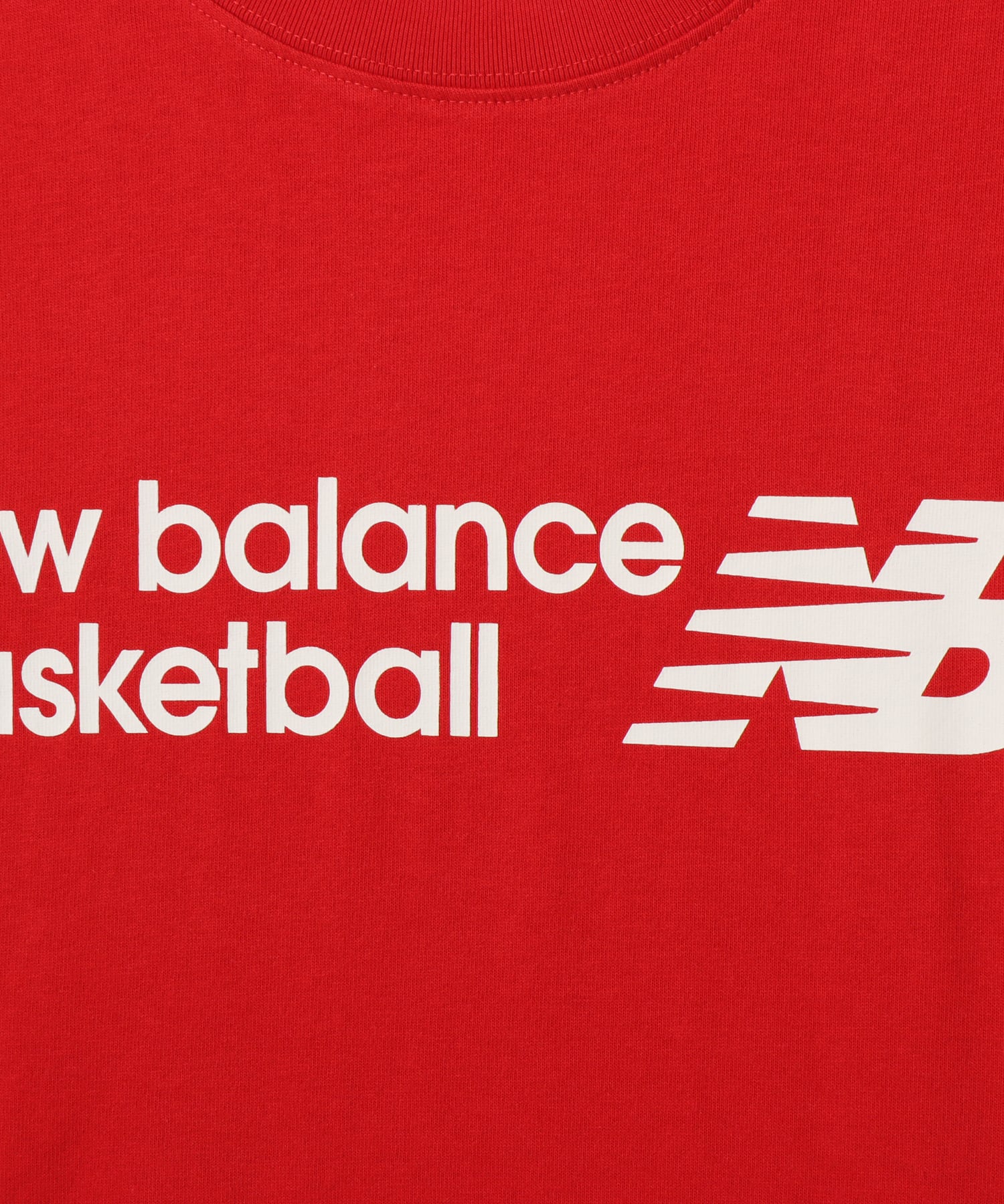 New Balance Basketball Logo Graphic T-Shirt チームレッドの画像