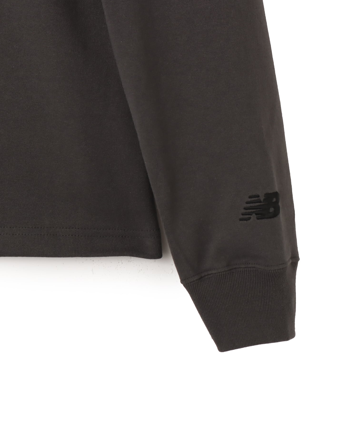 New Balance NB Grey Premium Long Sleeve ブラックトップの画像