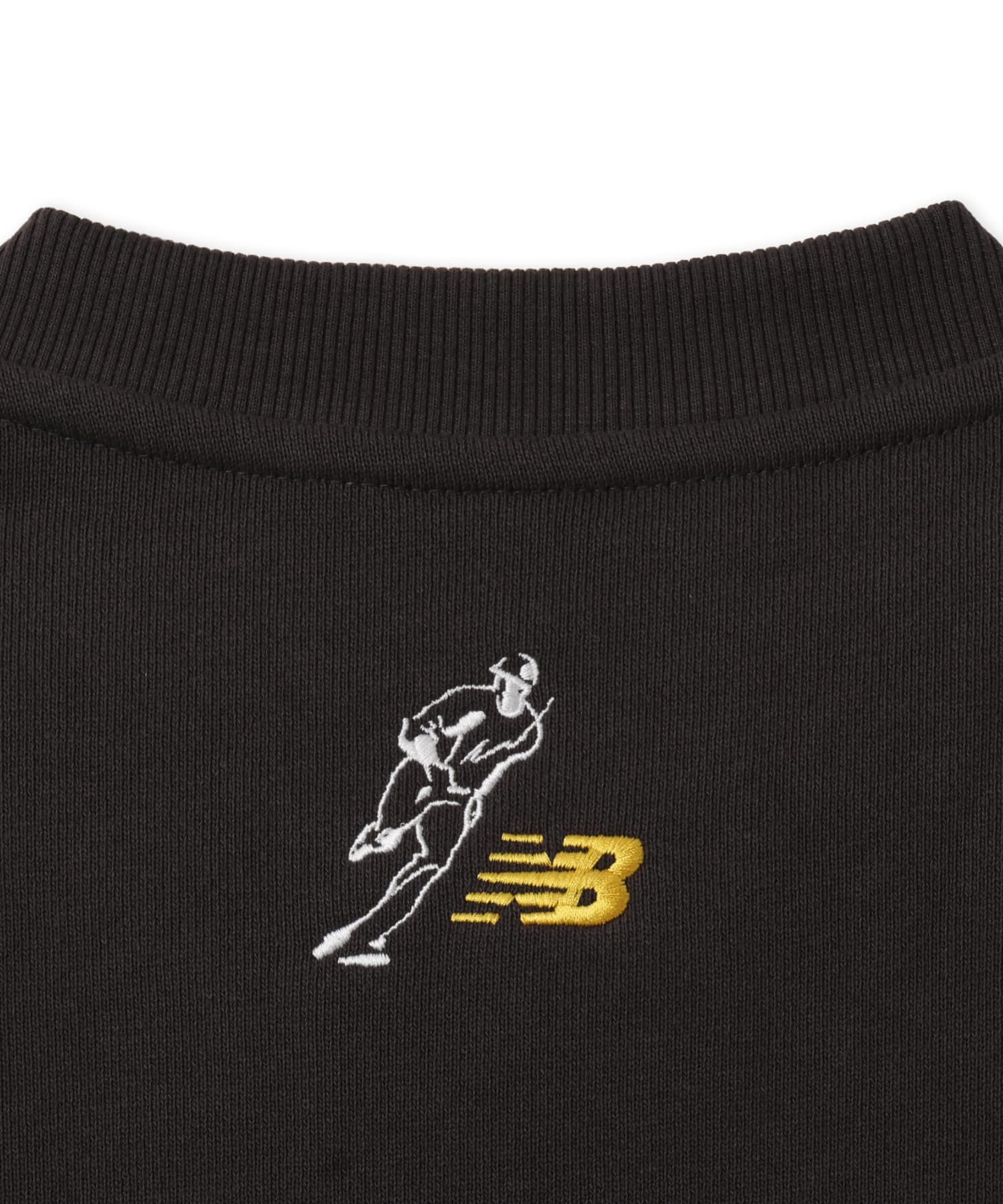 New Balance SHOHEI OHTANI SIGNATURE HENLEY NECK SHORT SLEEVE T-SHIRT ブラックセメントの画像