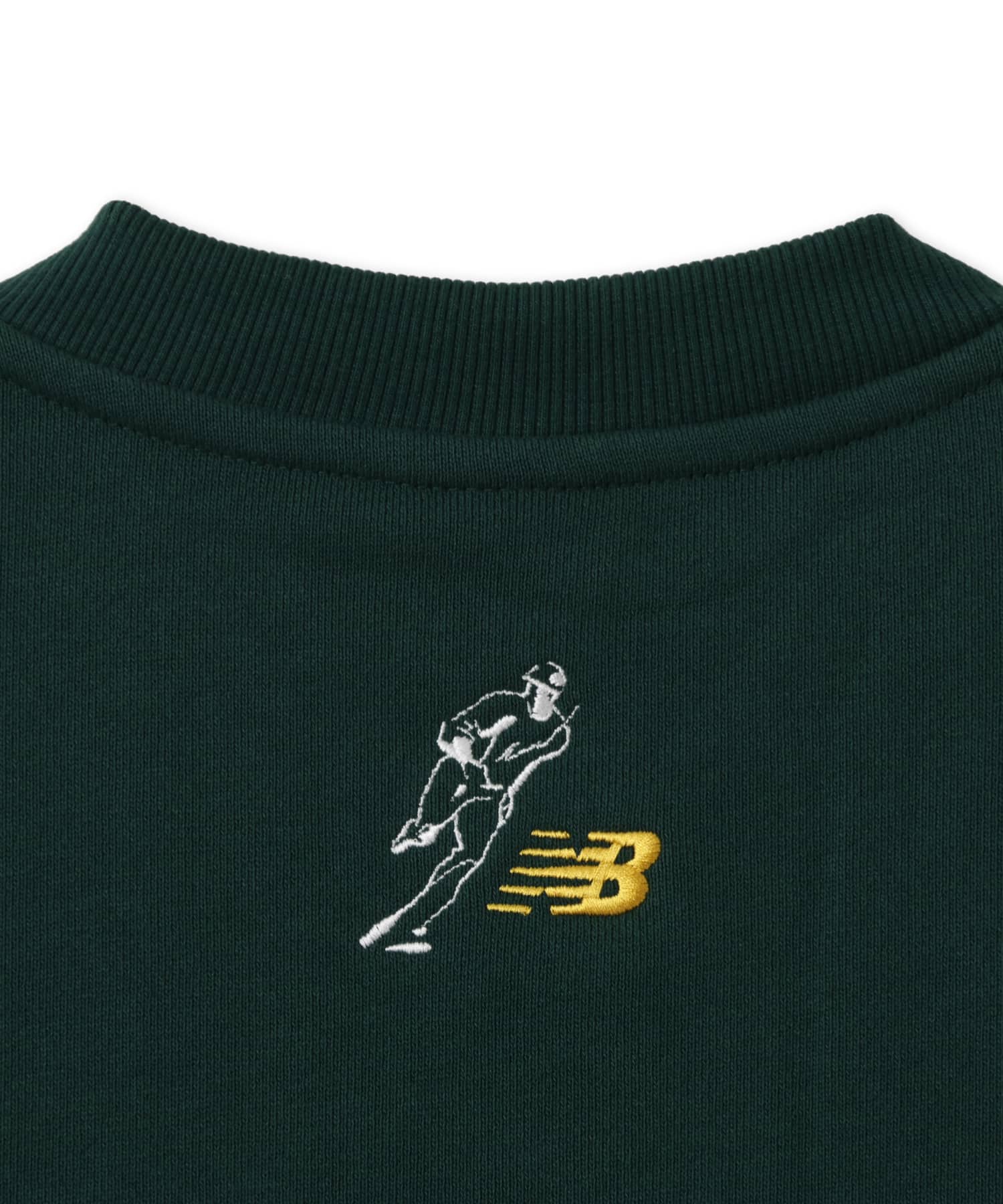 New Balance SHOHEI OHTANI SIGNATURE HENLEY NECK SHORT SLEEVE T-SHIRT ノルディックグリーンの画像