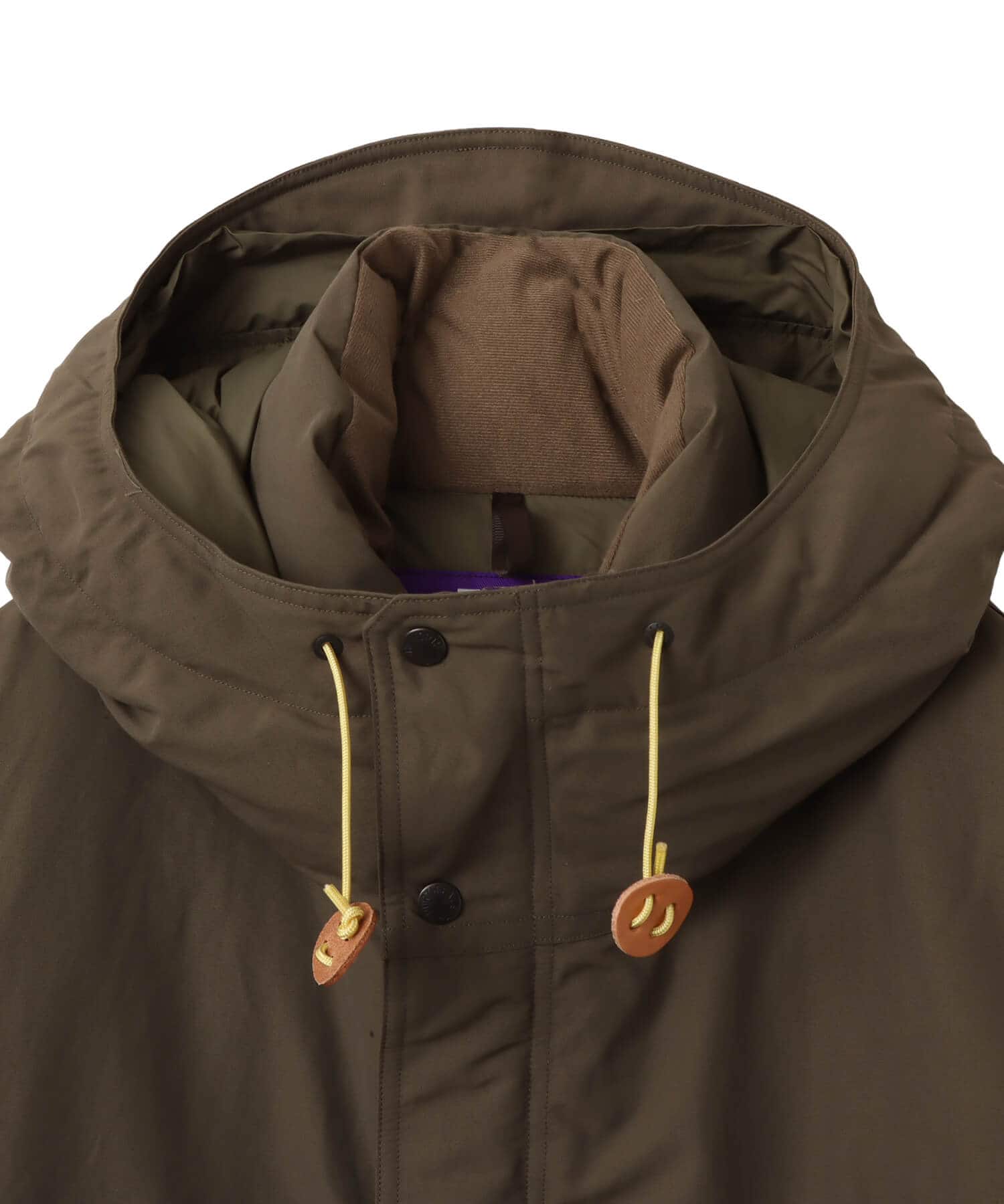 THE NORTH FACE PURPLE LABEL Double Peak Short Down Parka Moss Greenの画像