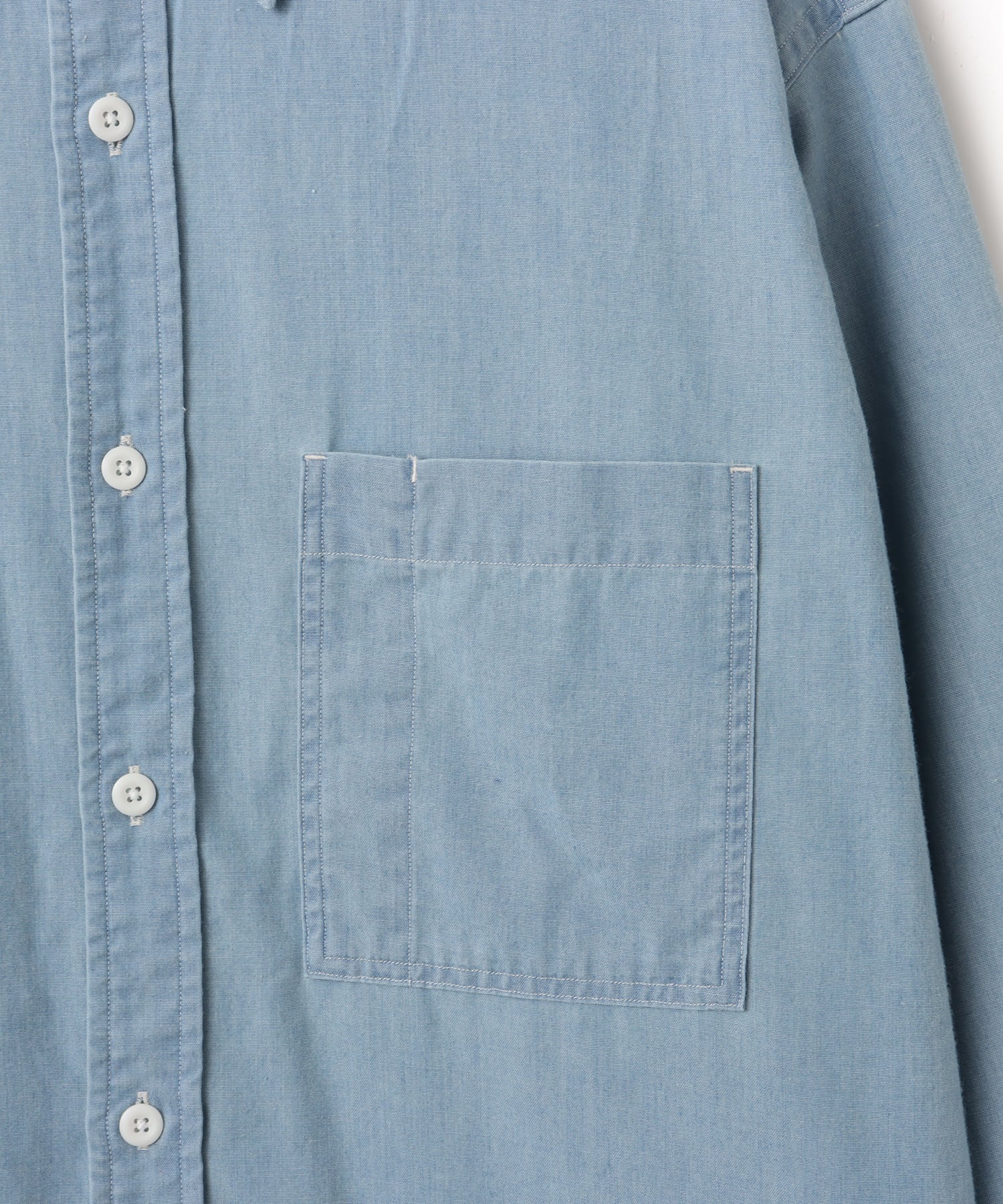 THE NORTH FACE PURPLE LABEL Regular Collar Chambray Field Shirt Indigo Bleachの画像