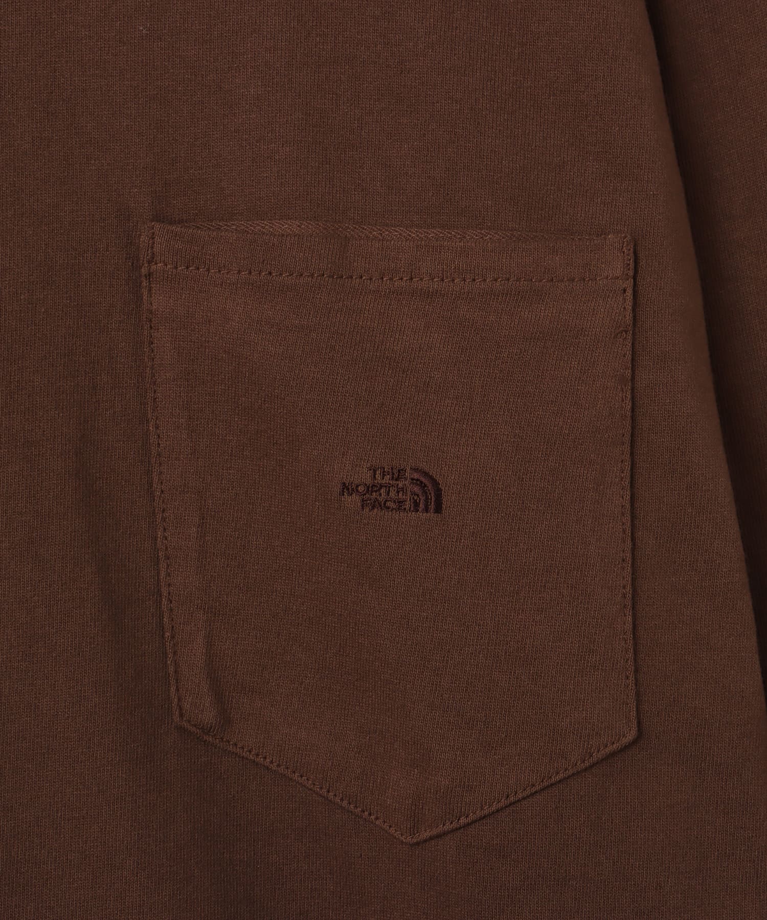 THE NORTH FACE PURPLE LABEL 8oz Field Long Sleeve Pocket Tee Brownの画像