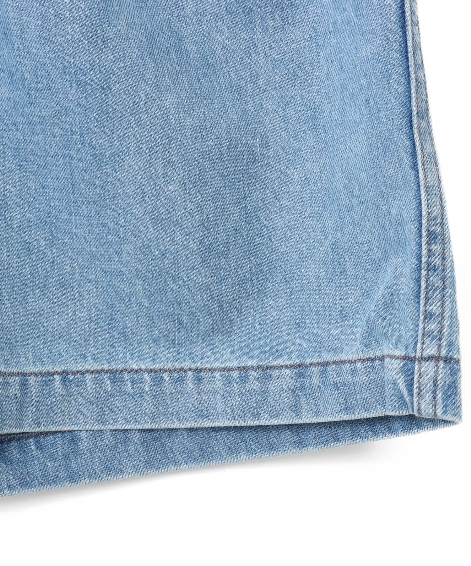 THE NORTH FACE PURPLE LABEL Denim Tuck Field Shorts Indigo Bleachの画像