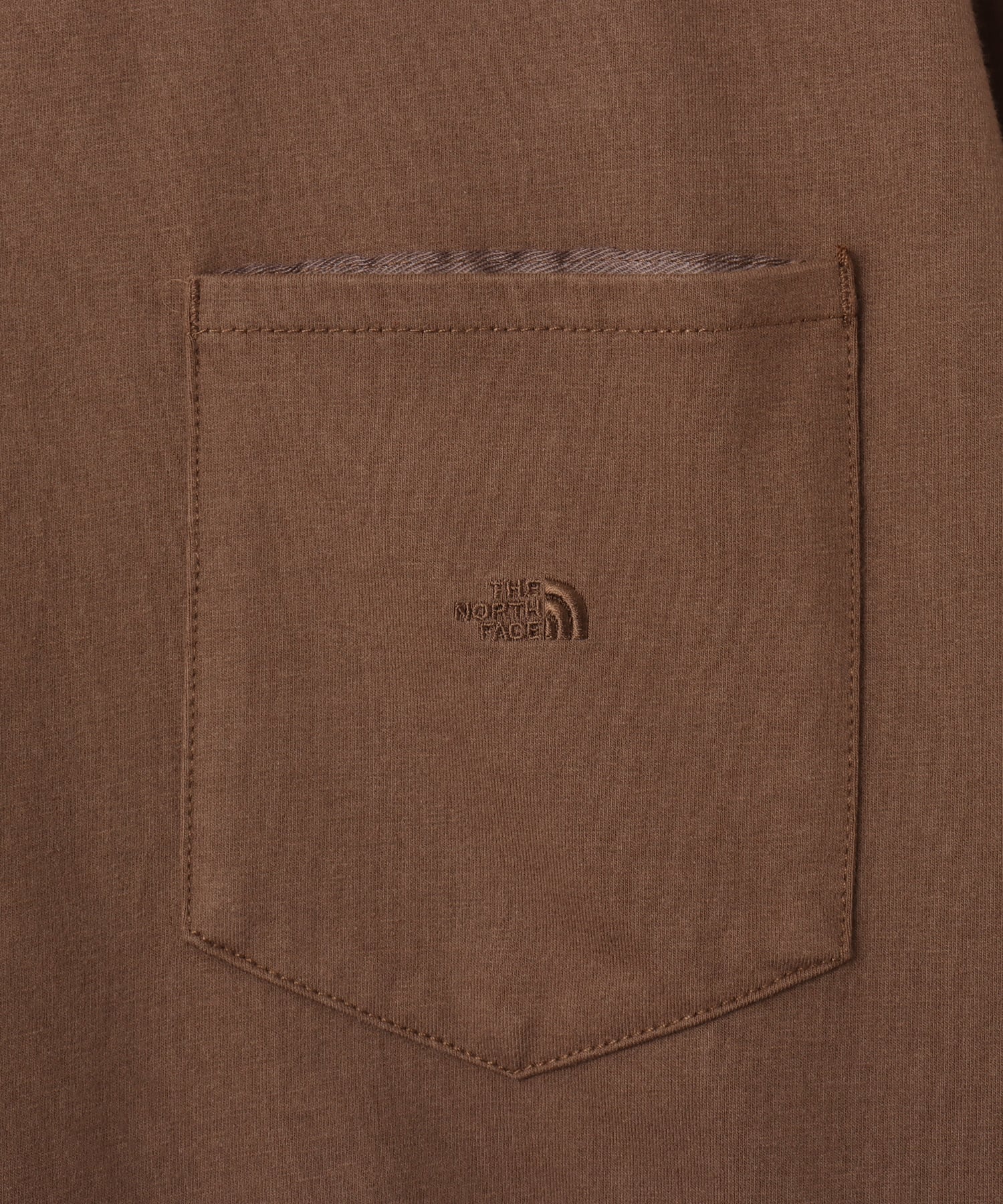THE NORTH FACE PURPLE LABEL High Bulky Pocket Tee Brownの画像