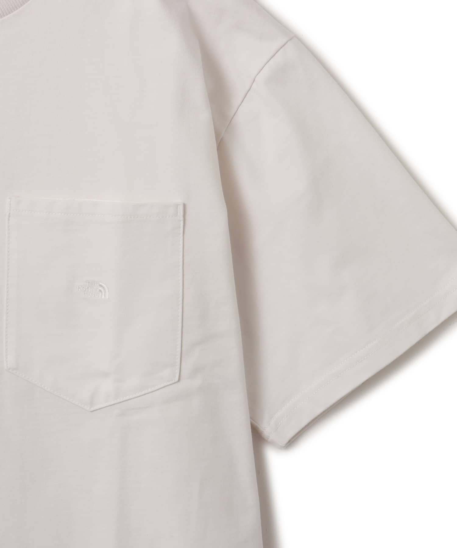 THE NORTH FACE PURPLE LABEL High Bulky Pocket Tee Off White