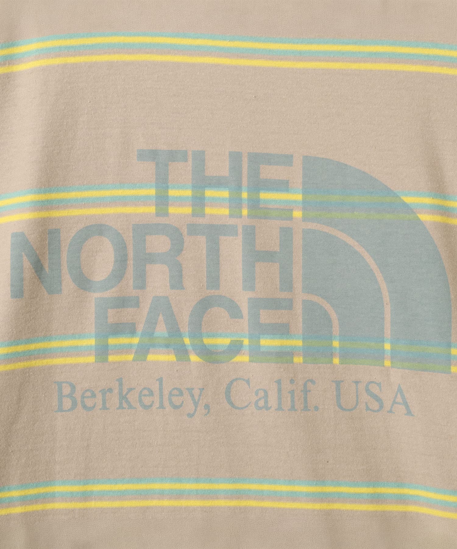 THE NORTH FACE PURPLE LABEL FLD LONG STRIPED T BEIGEの画像