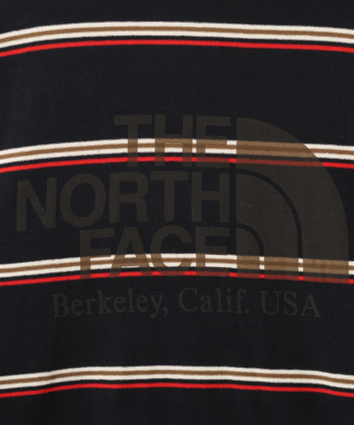 THE NORTH FACE PURPLE LABEL FLD LONG STRIPED T BLACKの画像