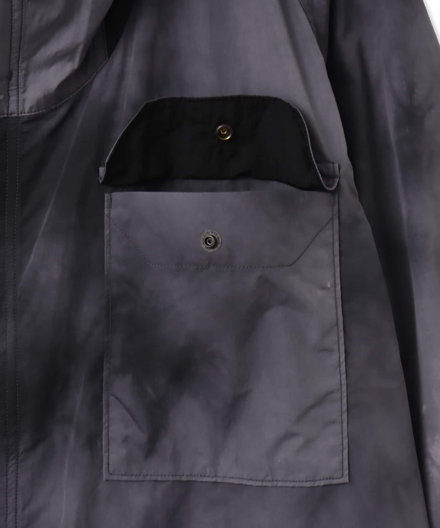 THE NORTH FACE PURPLE LABEL Uneven Dyed Field Mountain Parka Asphalt Grayの画像