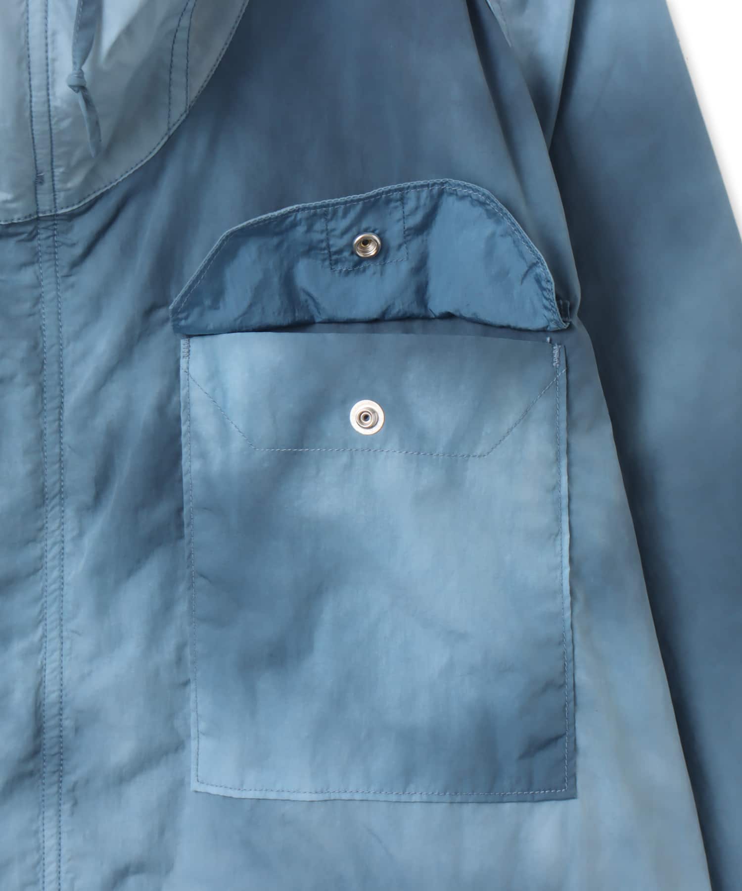 THE NORTH FACE PURPLE LABEL Uneven Dyed Field Mountain Parka Saxの画像