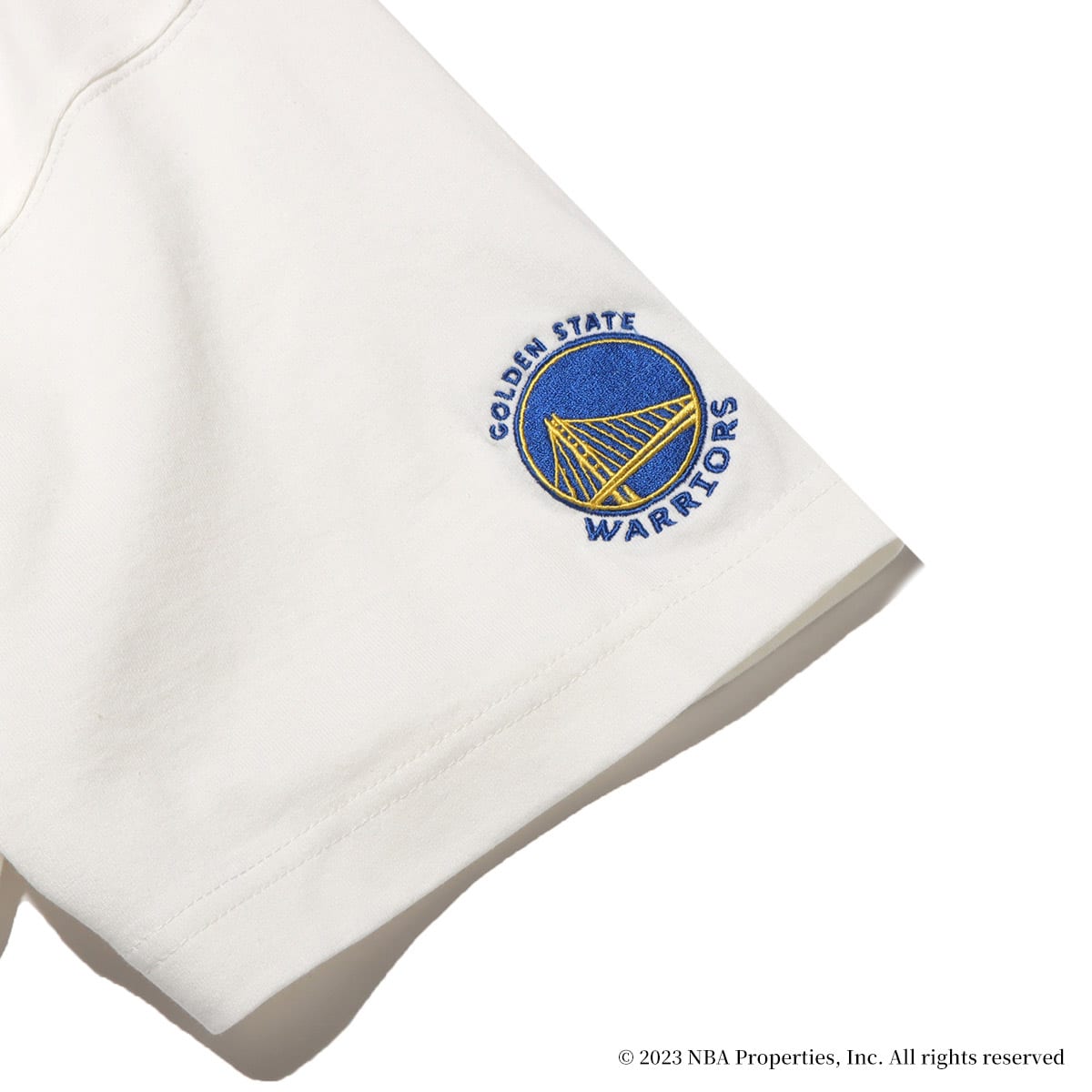 TOKYO23 NBA Team Logo T-Shirt WHITE×WARRIORS 23FW-Sの画像