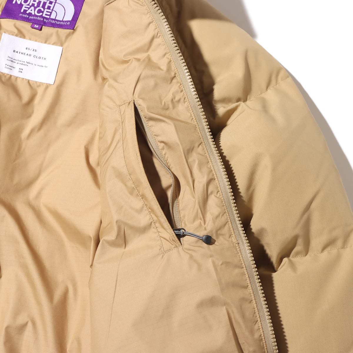 THE NORTH FACE PURPLE LABEL 65/35 Field Down Jacket Vintage Beige